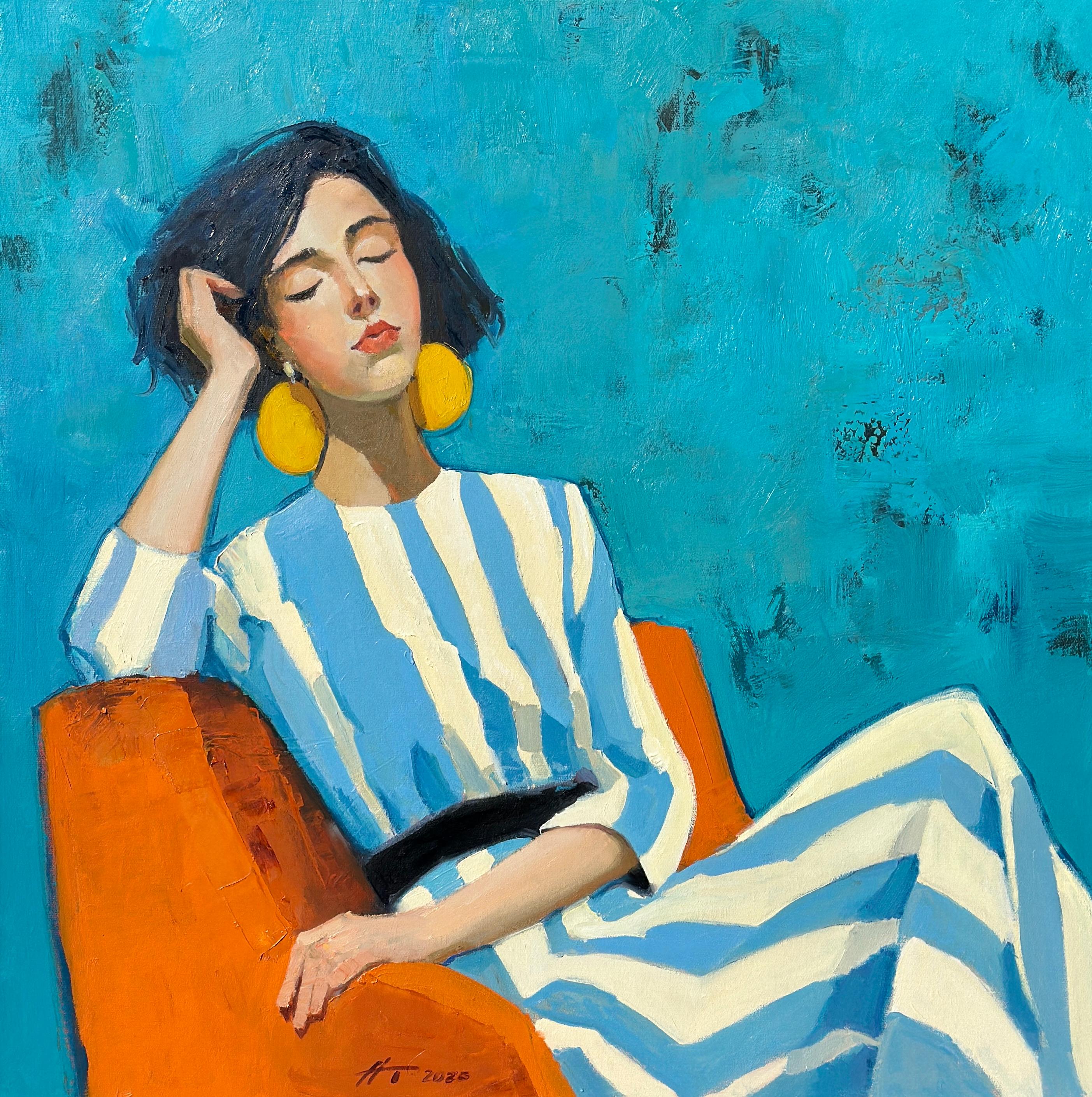 Figurative Painting de Andrei Belaichuk - Momento de quietud