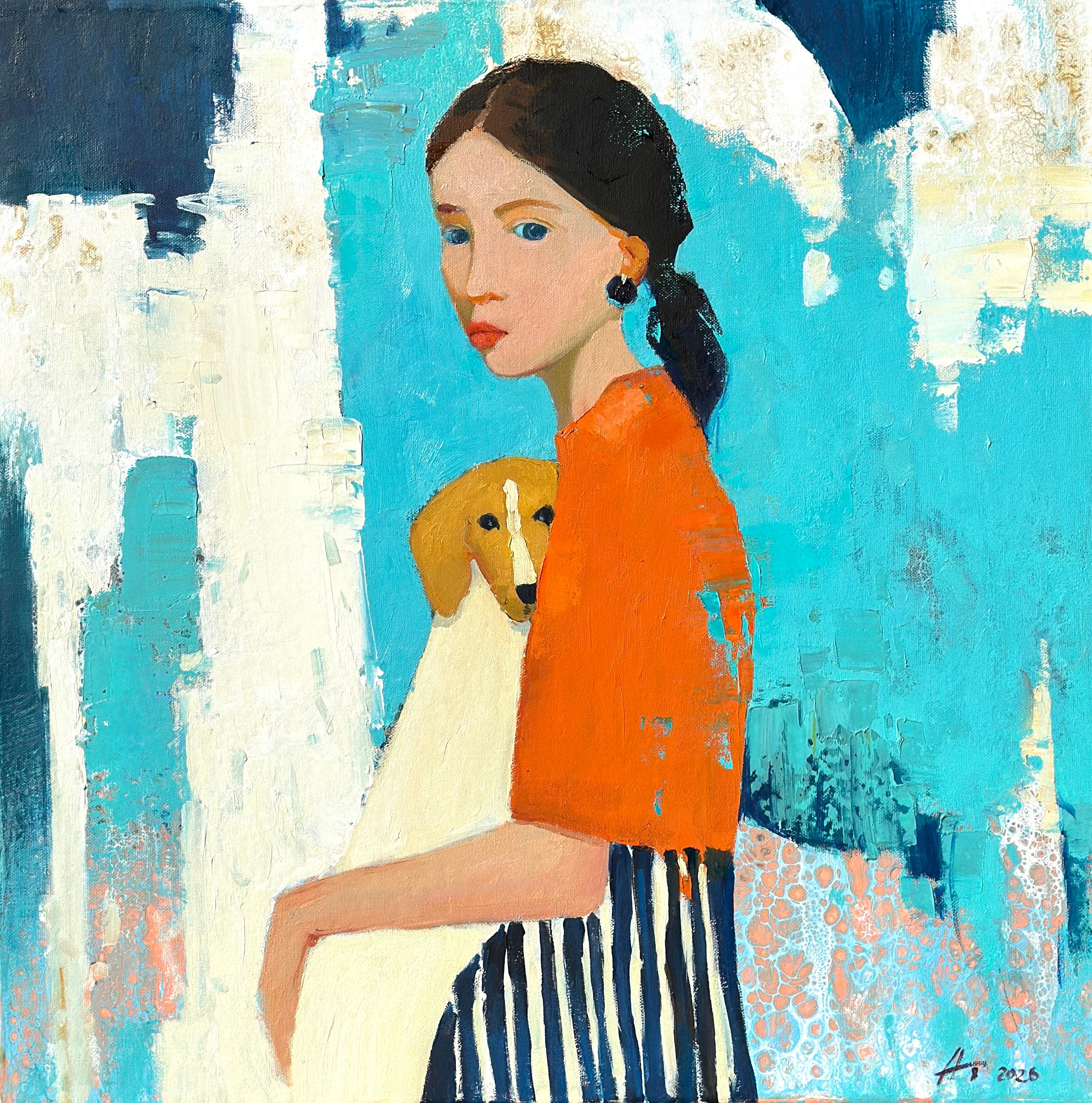 Andrei Belaichuk Figurative Painting - Silent Connection