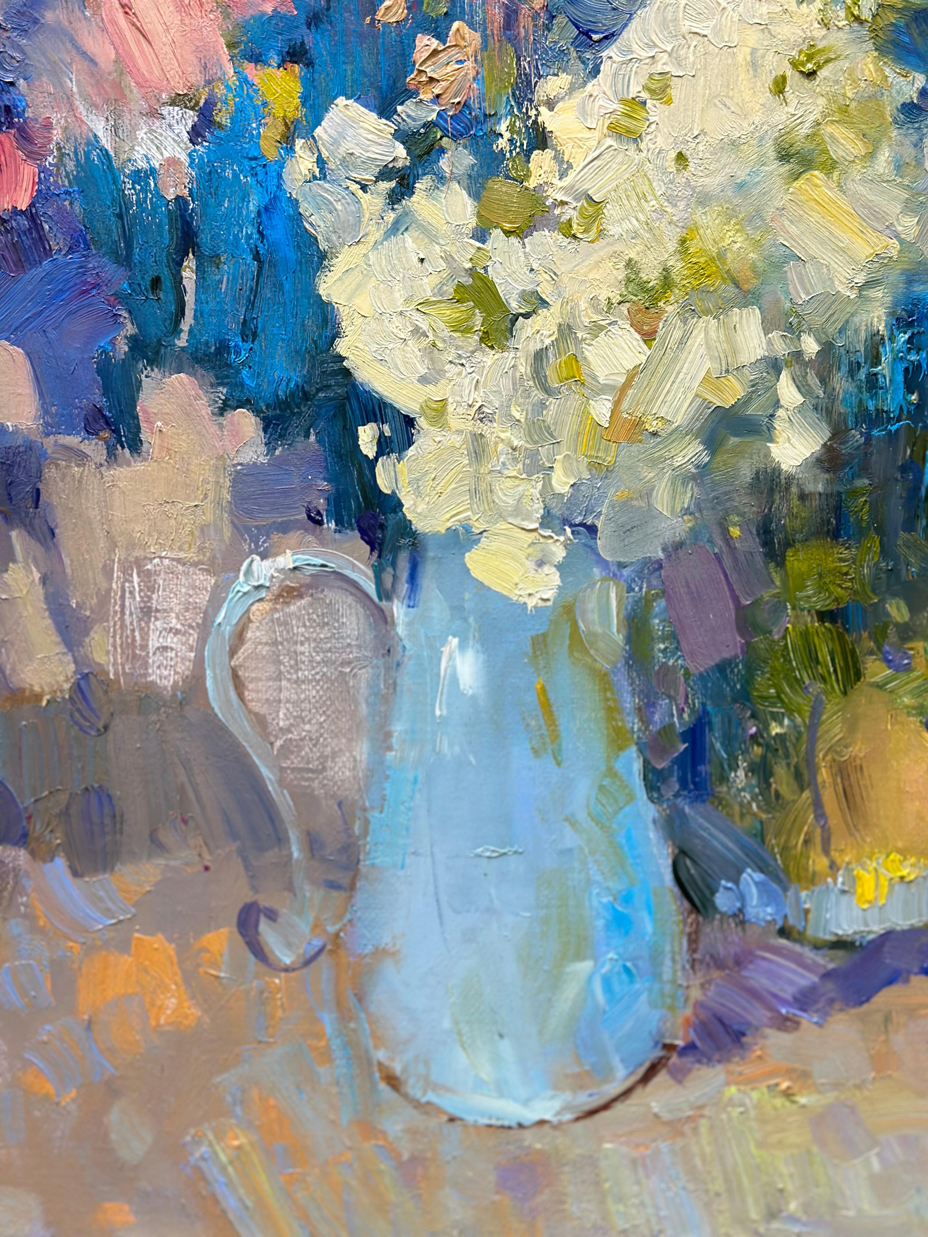 Summer Flowers - Impressionist Painting by Andrei Belaichuk