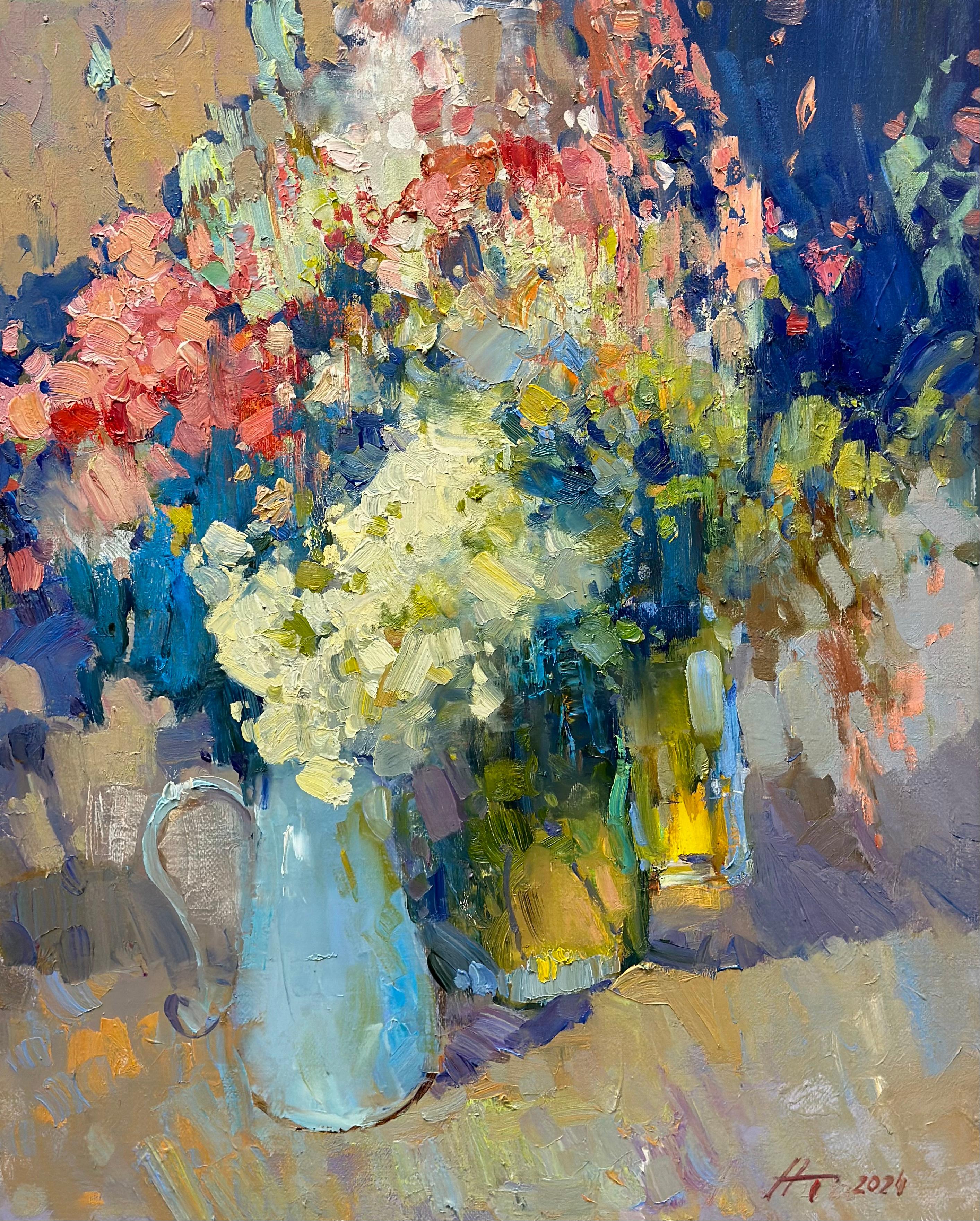 Andrei Belaichuk Landscape Painting - Summer Flowers