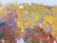 Warm janvier - Peinture à l'huile originale d'un paysage d'hiver par Andrei Belaichuk