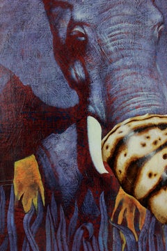 Snail, Painting, Oil on Canvas
