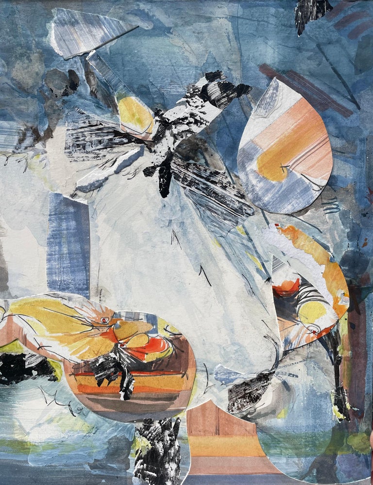 Andrei Petrov - AIRBORNE - small gestural abstract painting For Sale at ...