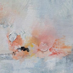 Early Arrival - Blue Abstract Landscape Painting on Canvas