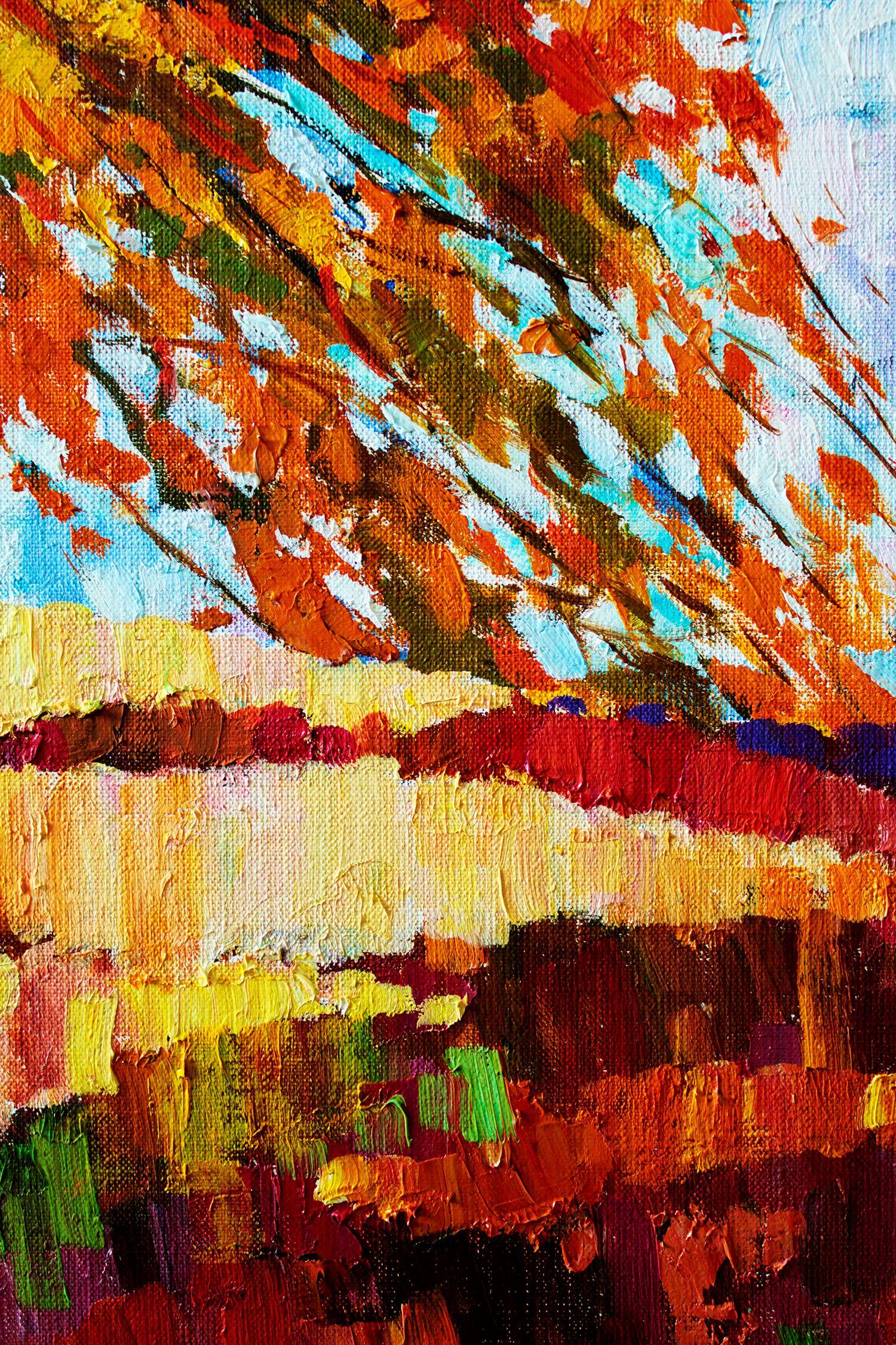 A big river, Painting, Oil on Canvas For Sale 3