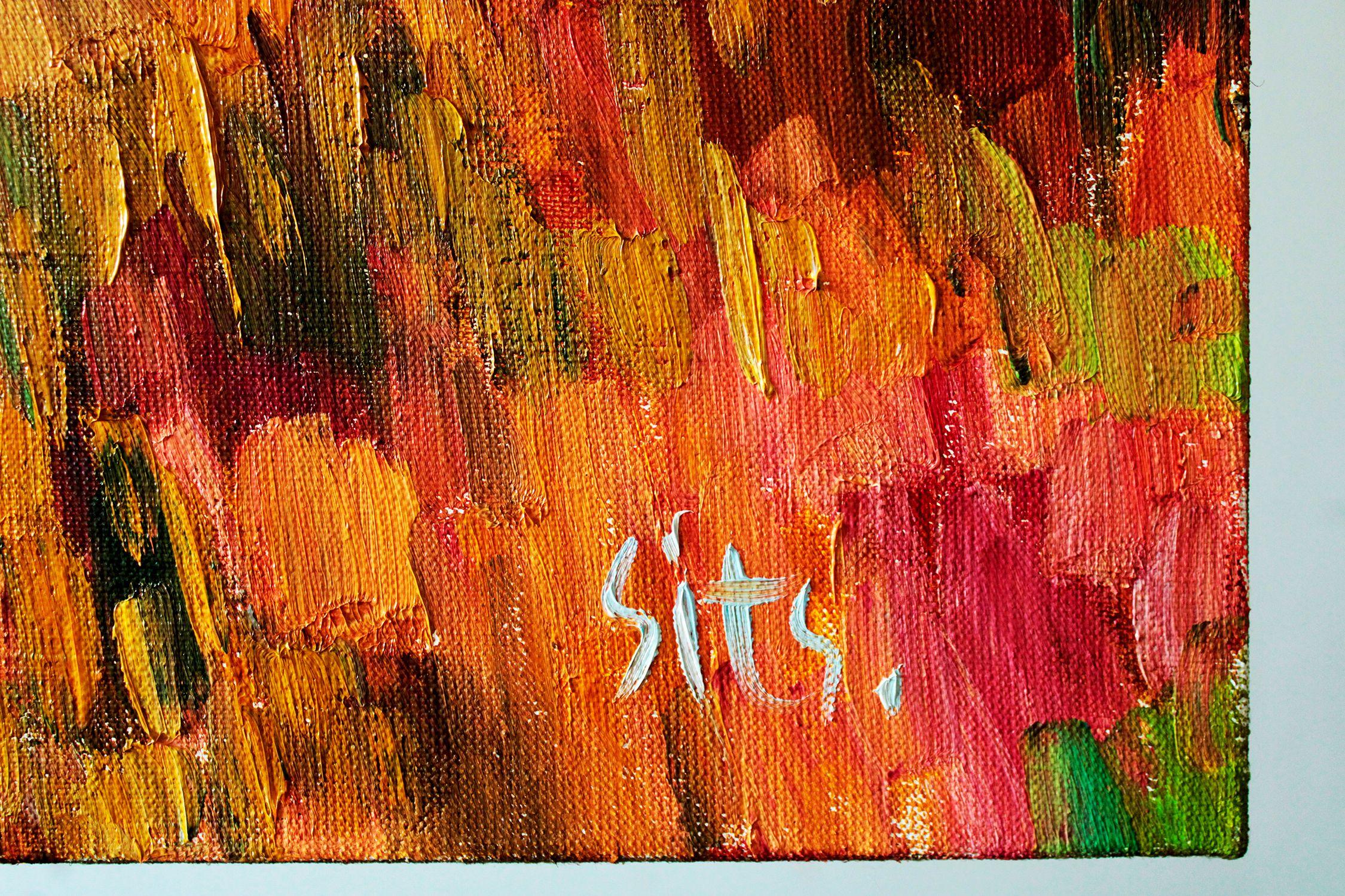 A big river, Painting, Oil on Canvas For Sale 4