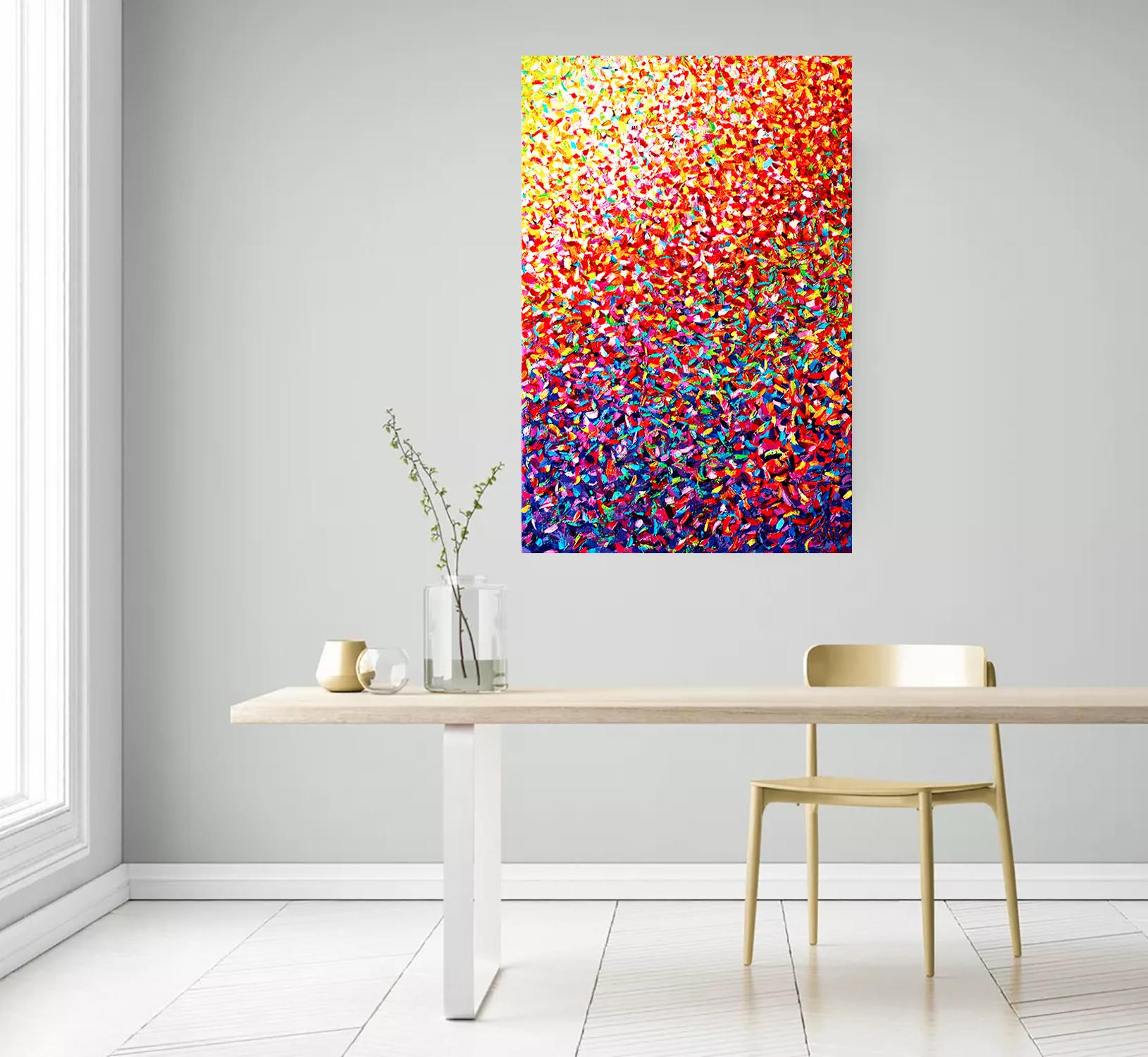Abstract Garden - Abstract Expressionist Painting by Andrei Sitsko
