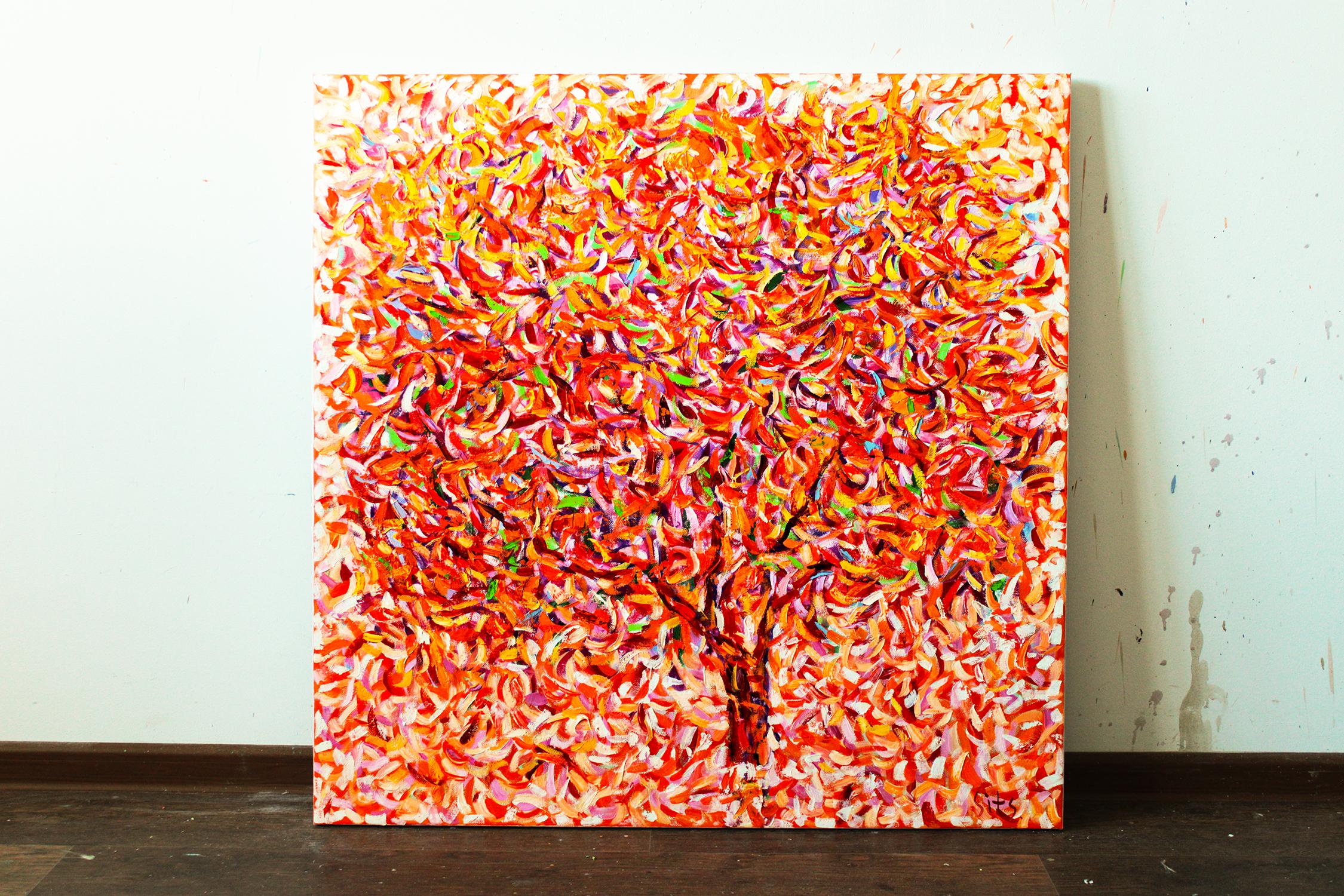 Albero di mele III. Serie astratta. in vendita 1