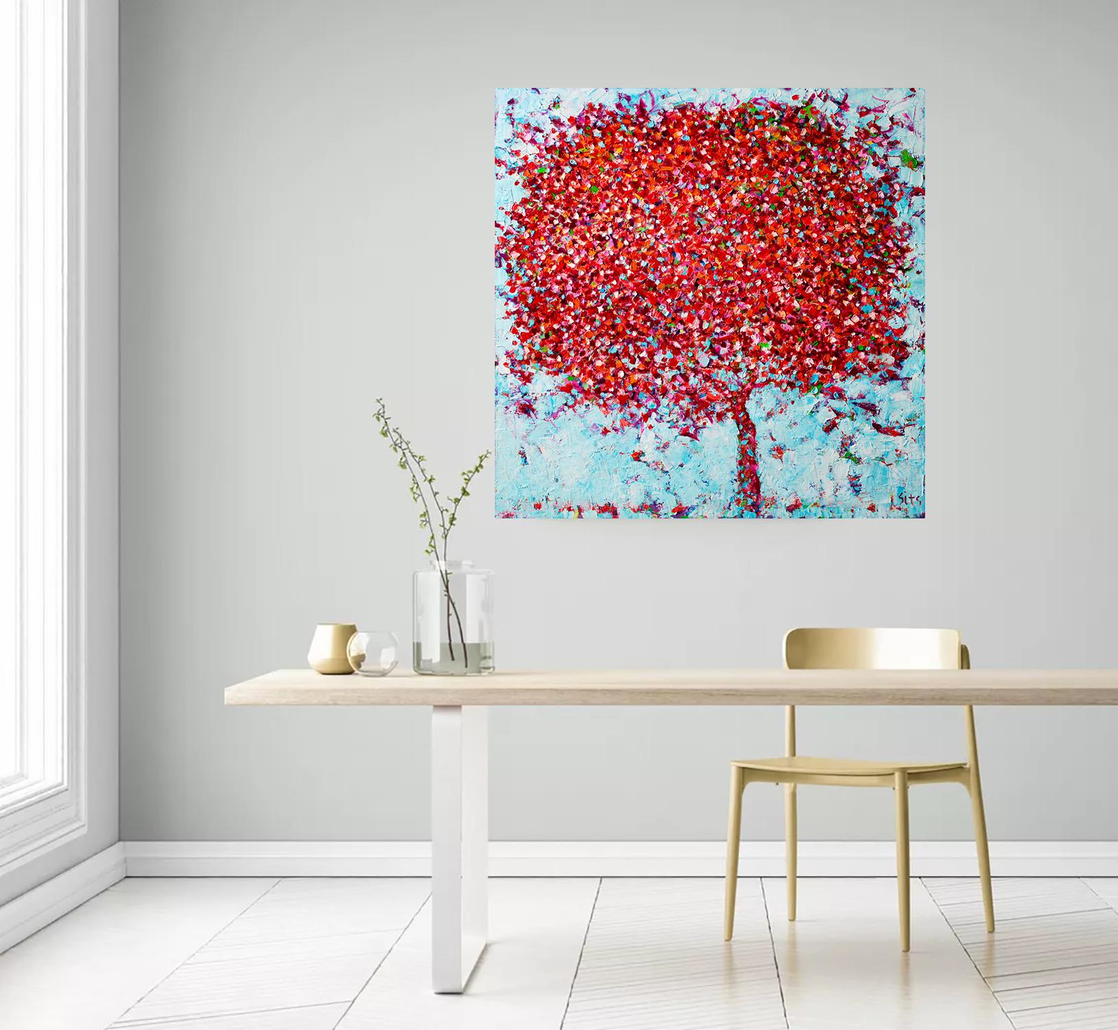Automne dans le jardin - Painting de Andrei Sitsko