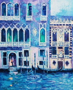 Blue Venice. Landscape series.