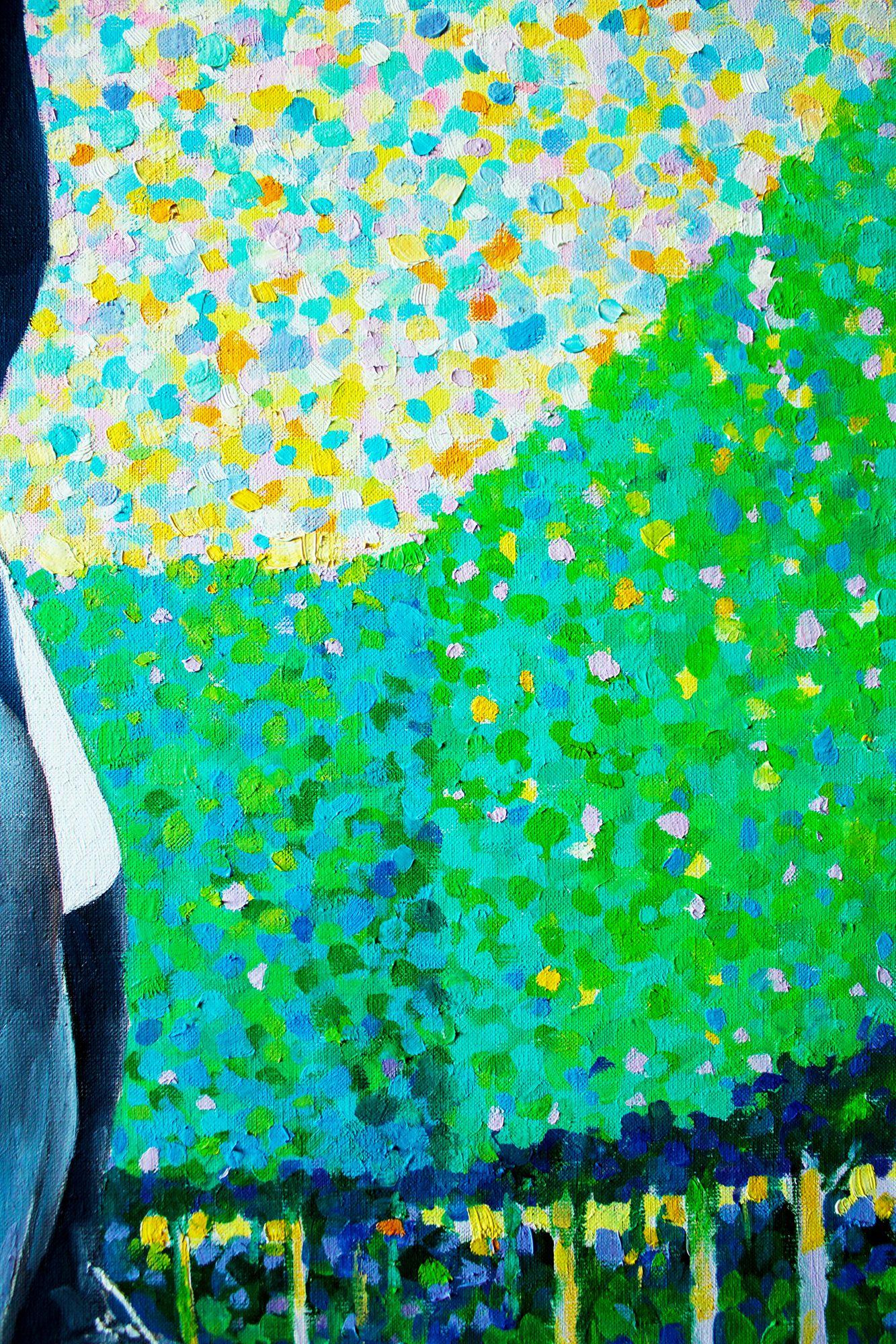 Business partners, Painting, Oil on Canvas For Sale 4