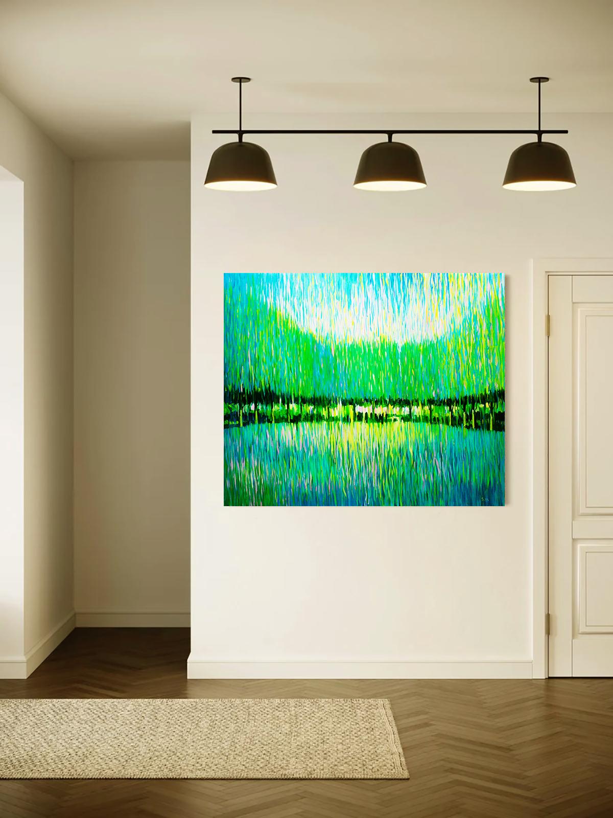 Parco urbano VII - Painting di Andrei Sitsko