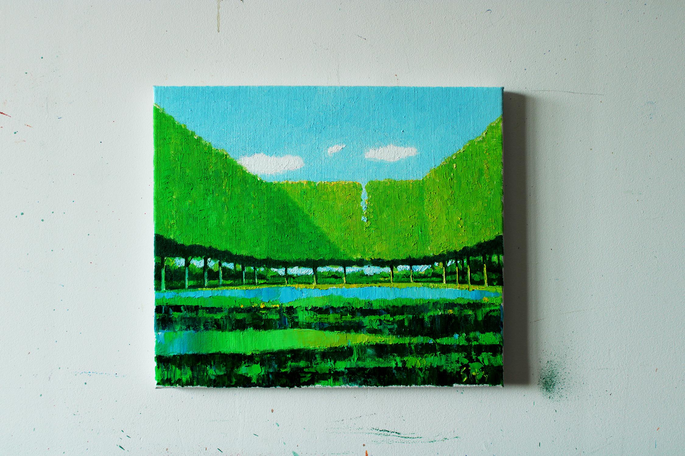 Parque urbano XXIII - Abstract Painting Verde de Andrei Sitsko