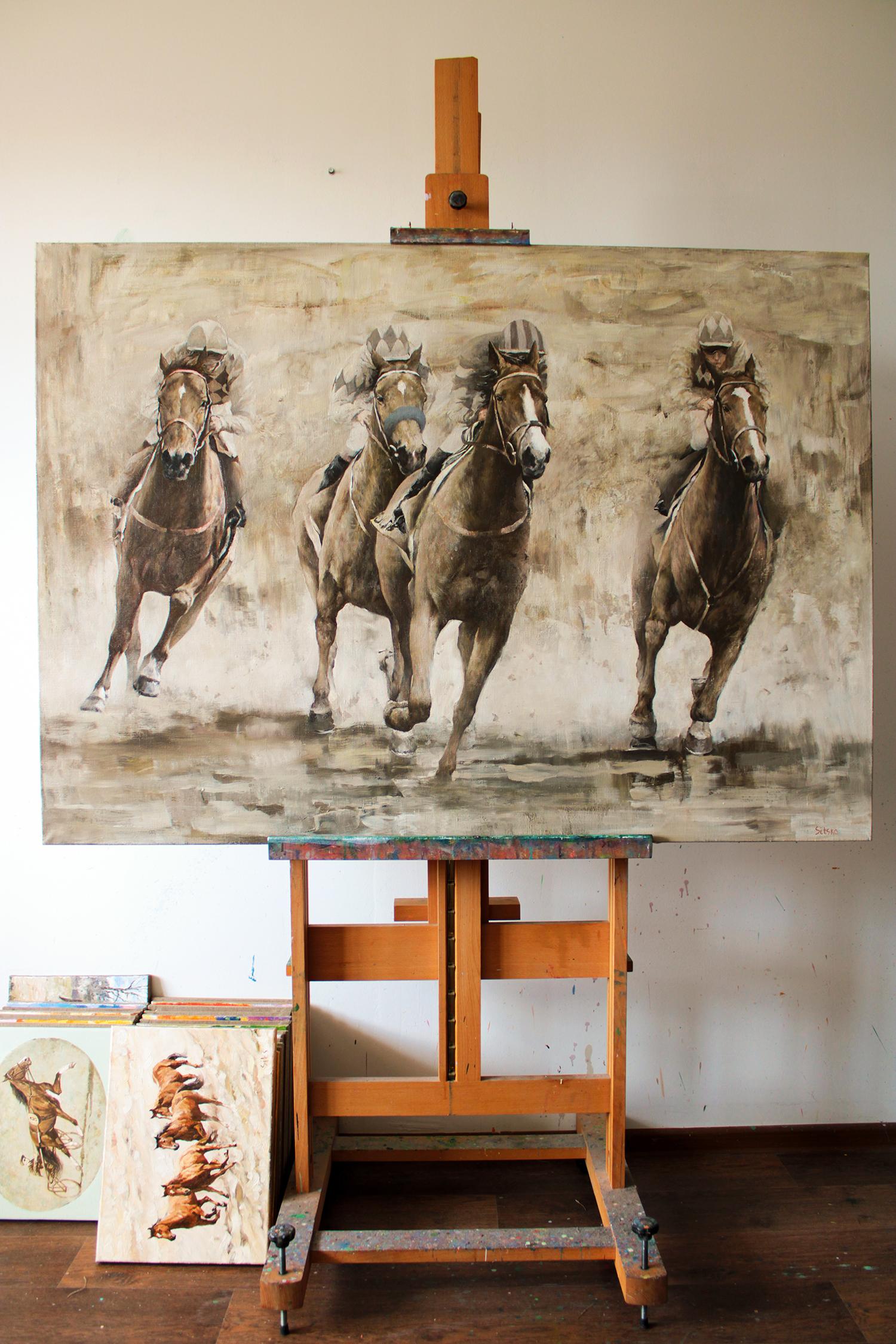 Derby - Painting Realismo di Andrei Sitsko