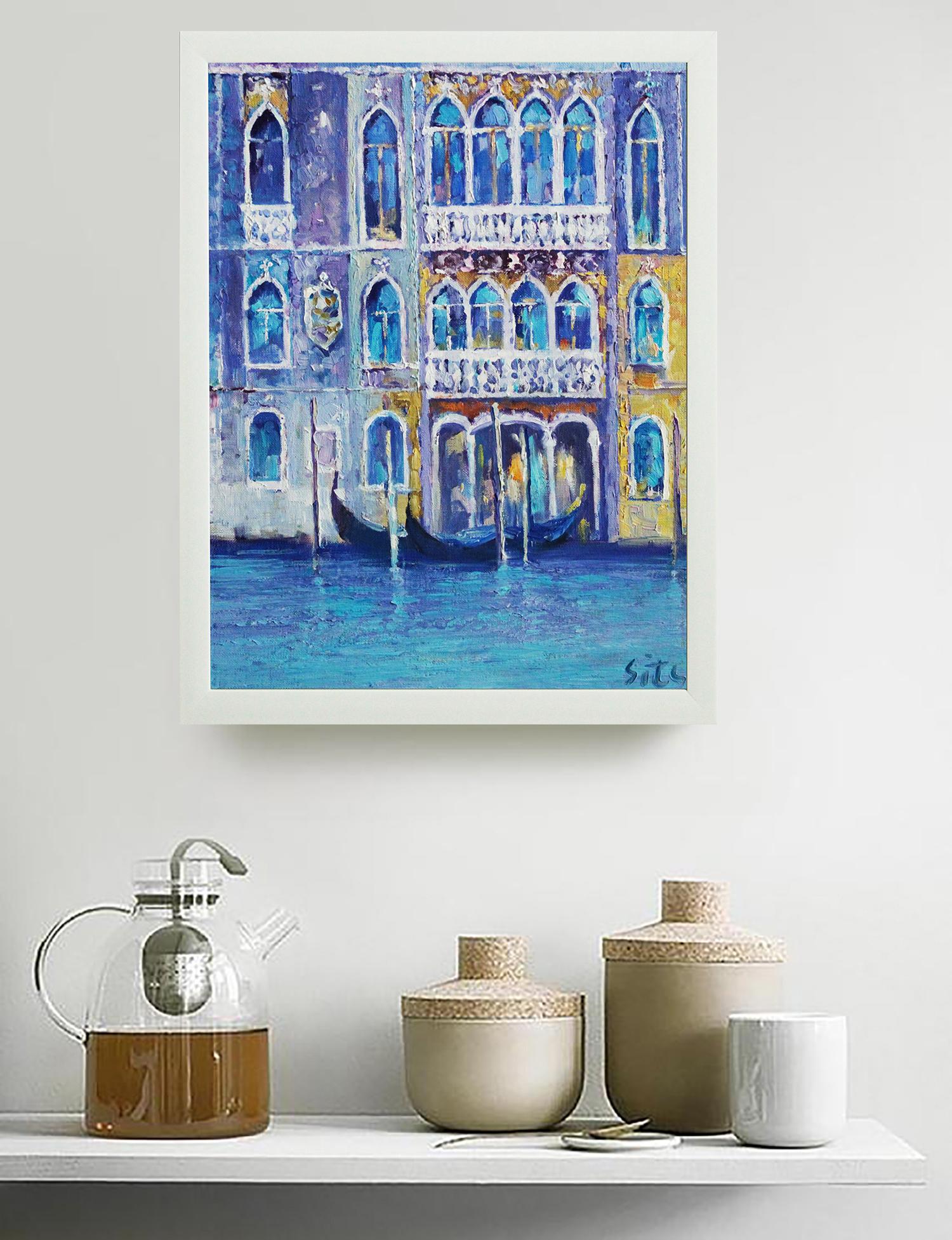 Fragments of Venice - American Realist Painting by Andrei Sitsko