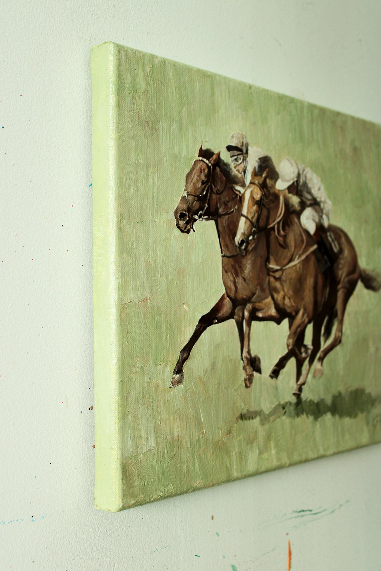 Gallop Horses Painting by Andrei Sitsko For Sale 2