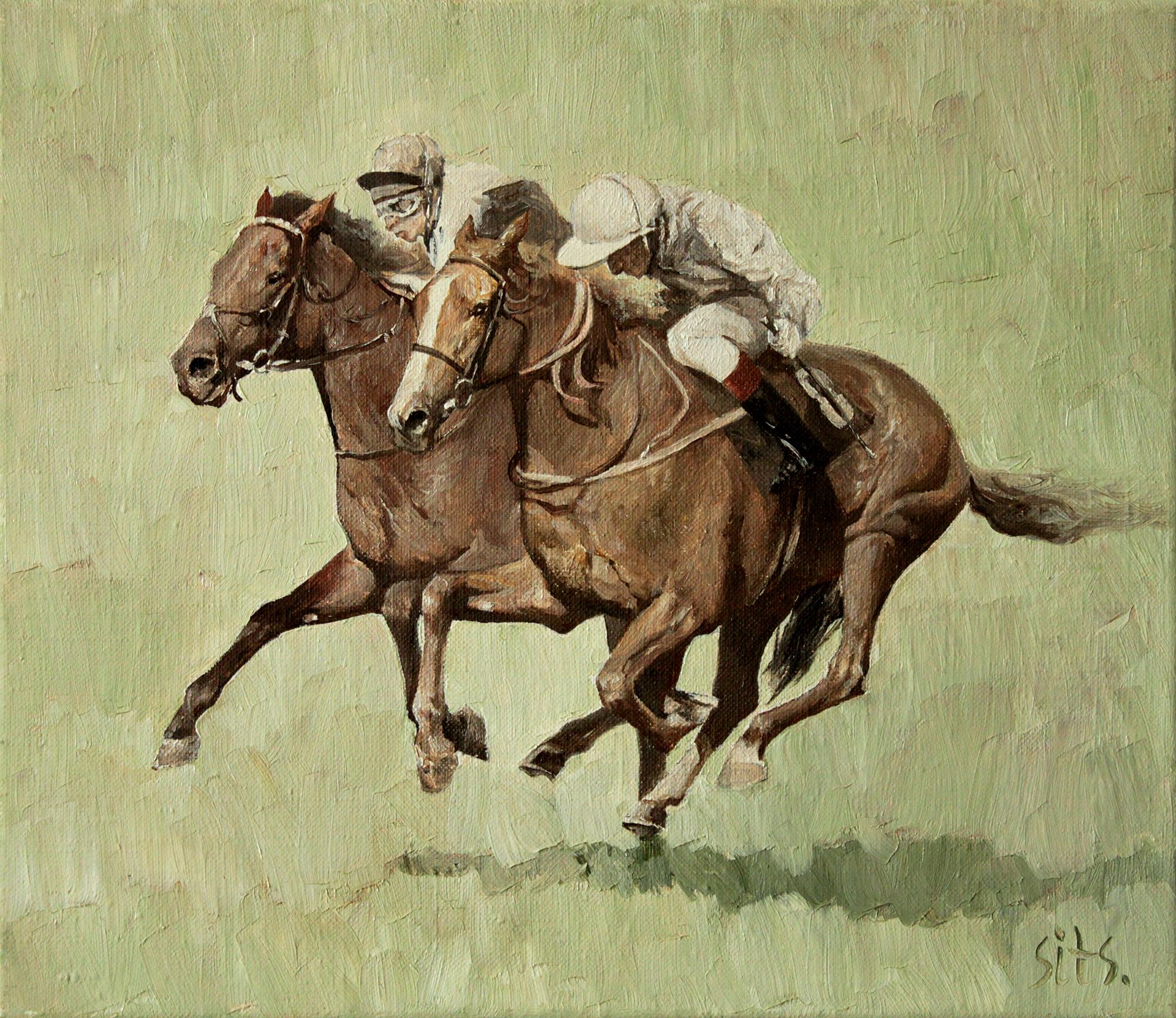 Gallop Horses Painting by Andrei Sitsko