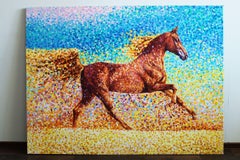 Golden sand II, Painting, Oil on Canvas