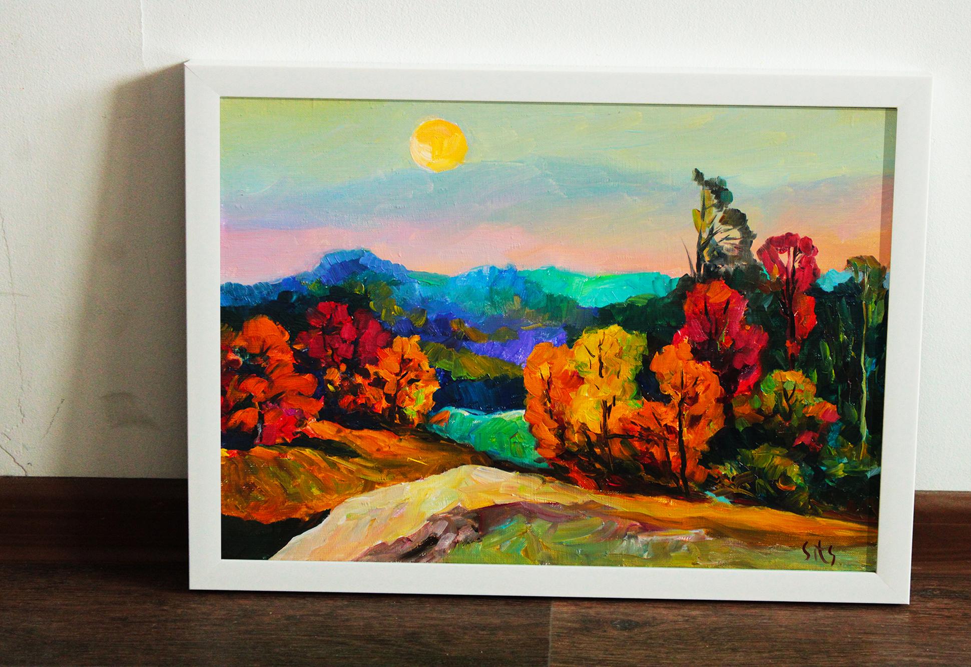 Parque Nacional - Painting Campo de color de Andrei Sitsko
