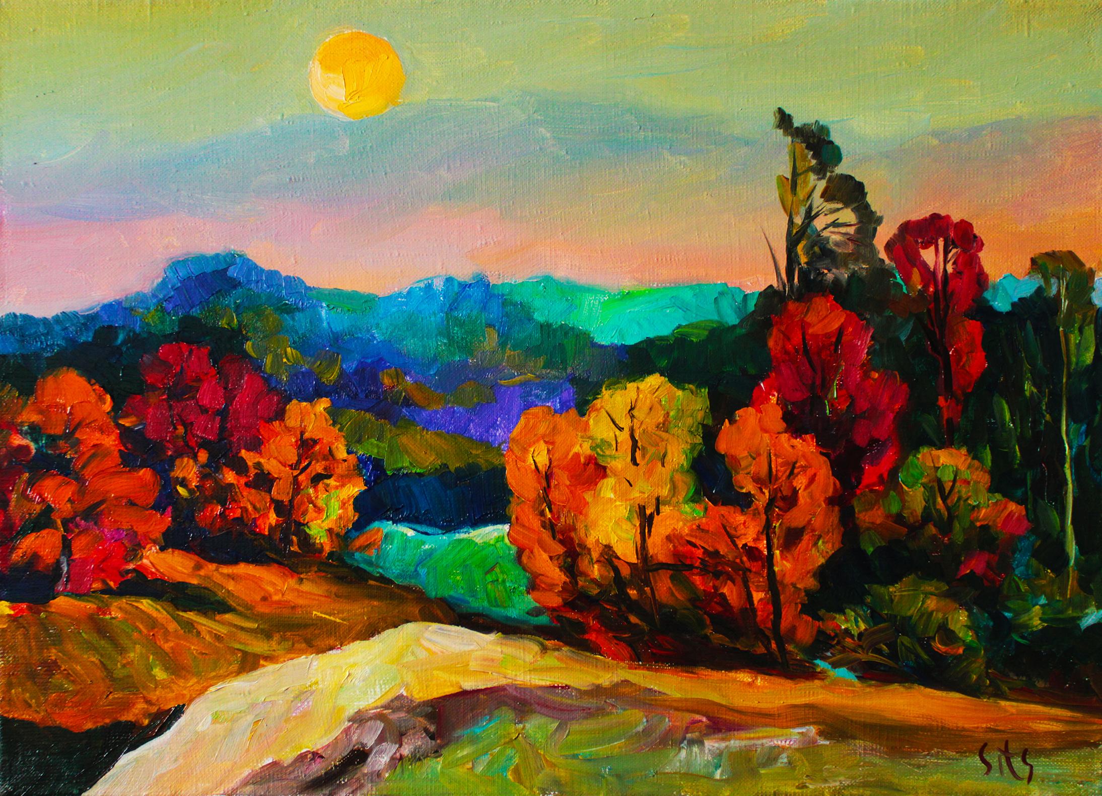 Figurative Painting de Andrei Sitsko - Parque Nacional