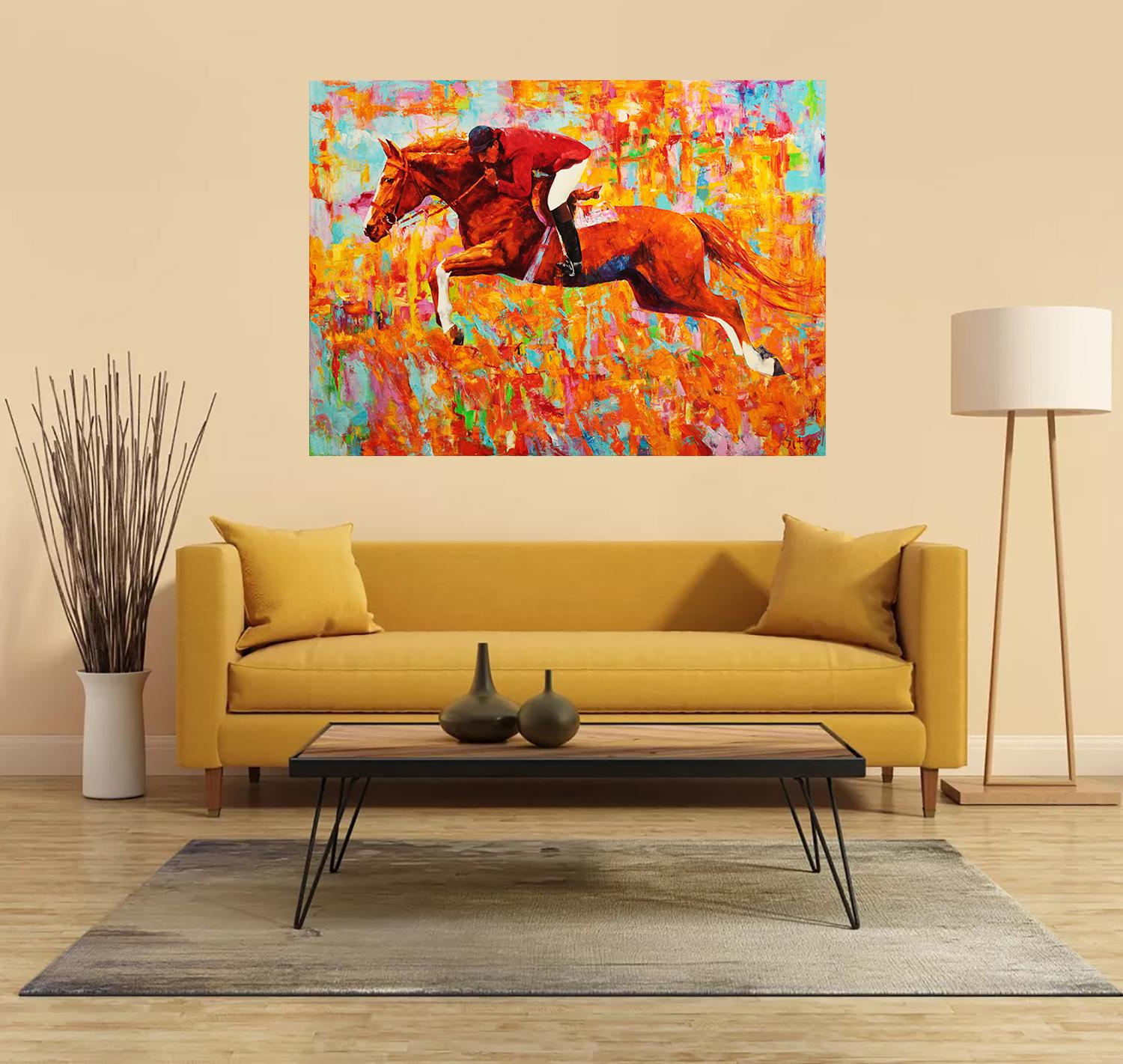 Mostra. Serie Cavalli. - Painting di Andrei Sitsko