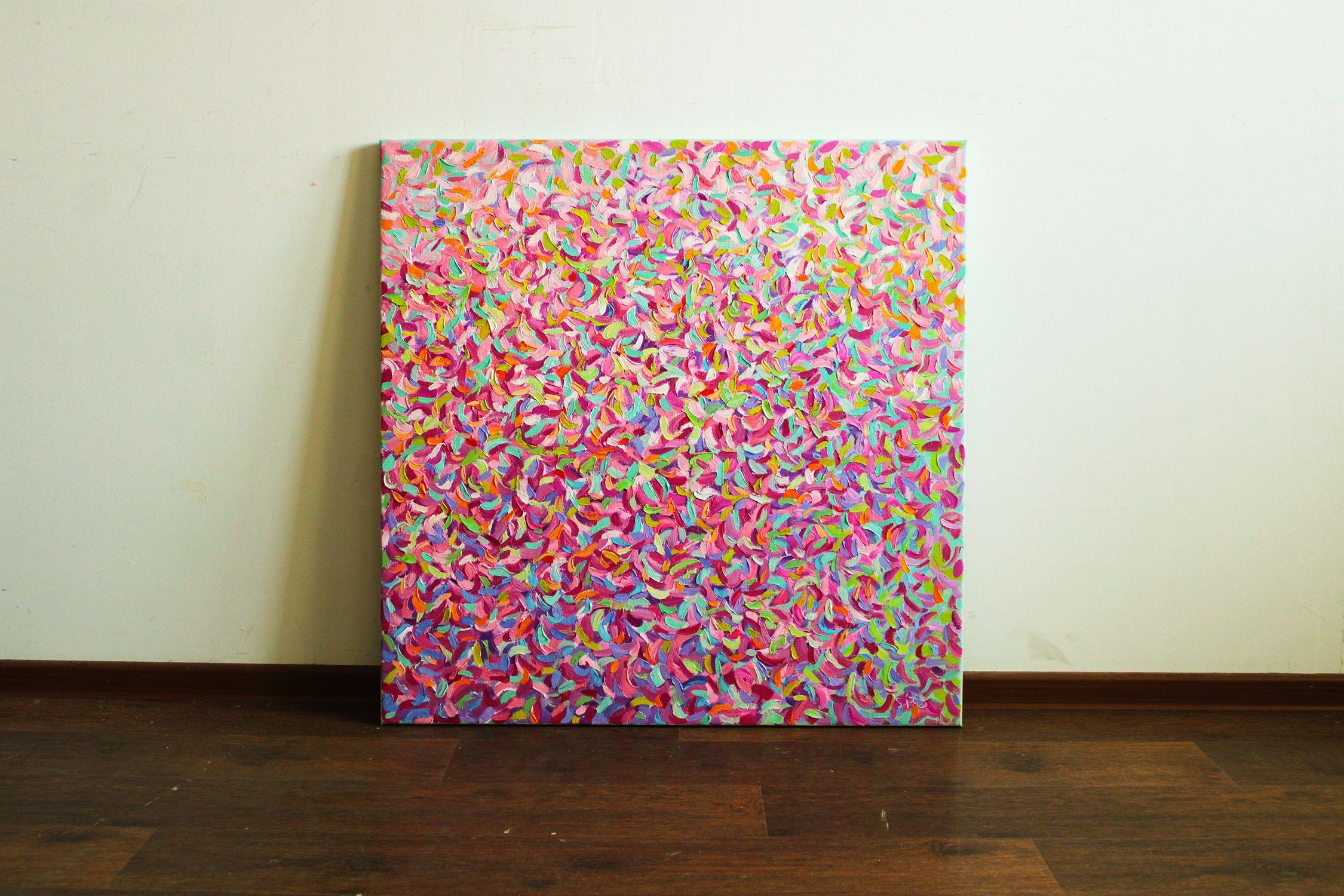 Colori di primavera, Pittura, Olio su tela - Painting di Andrei Sitsko