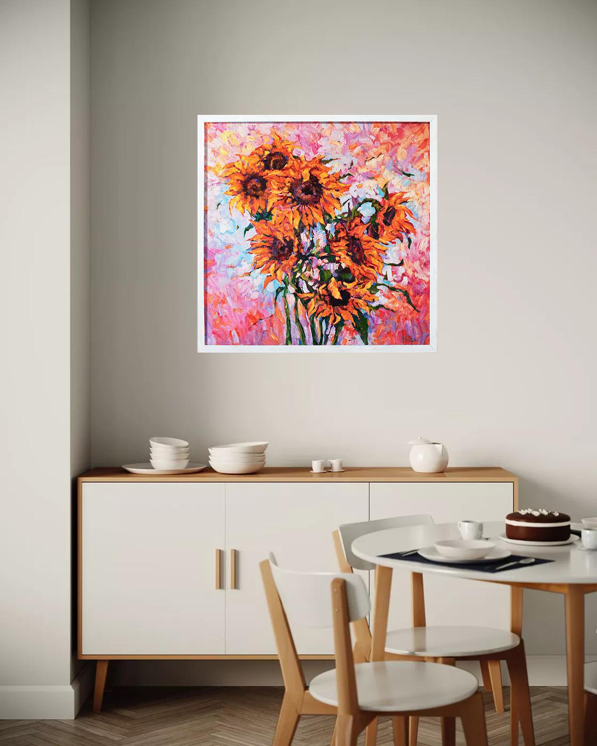 Sonnenblumen I – Painting von Andrei Sitsko
