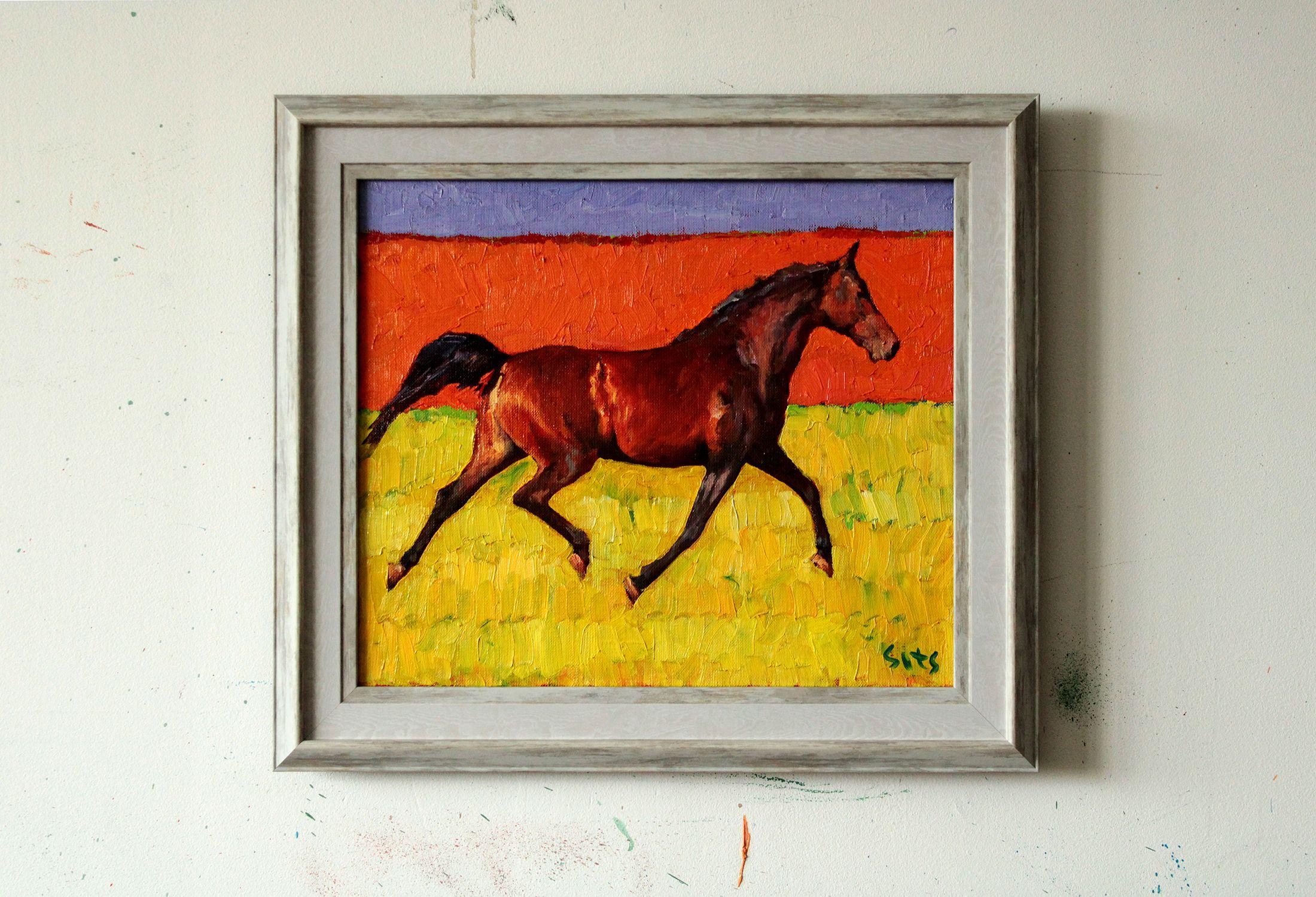 Sunny summer, Painting, Oil on Canvas For Sale 2