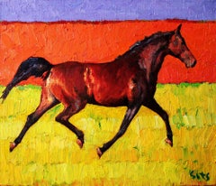 Sunny summer, Painting, Oil on Canvas