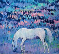 The Blue Symphony, Painting, Oil on Canvas