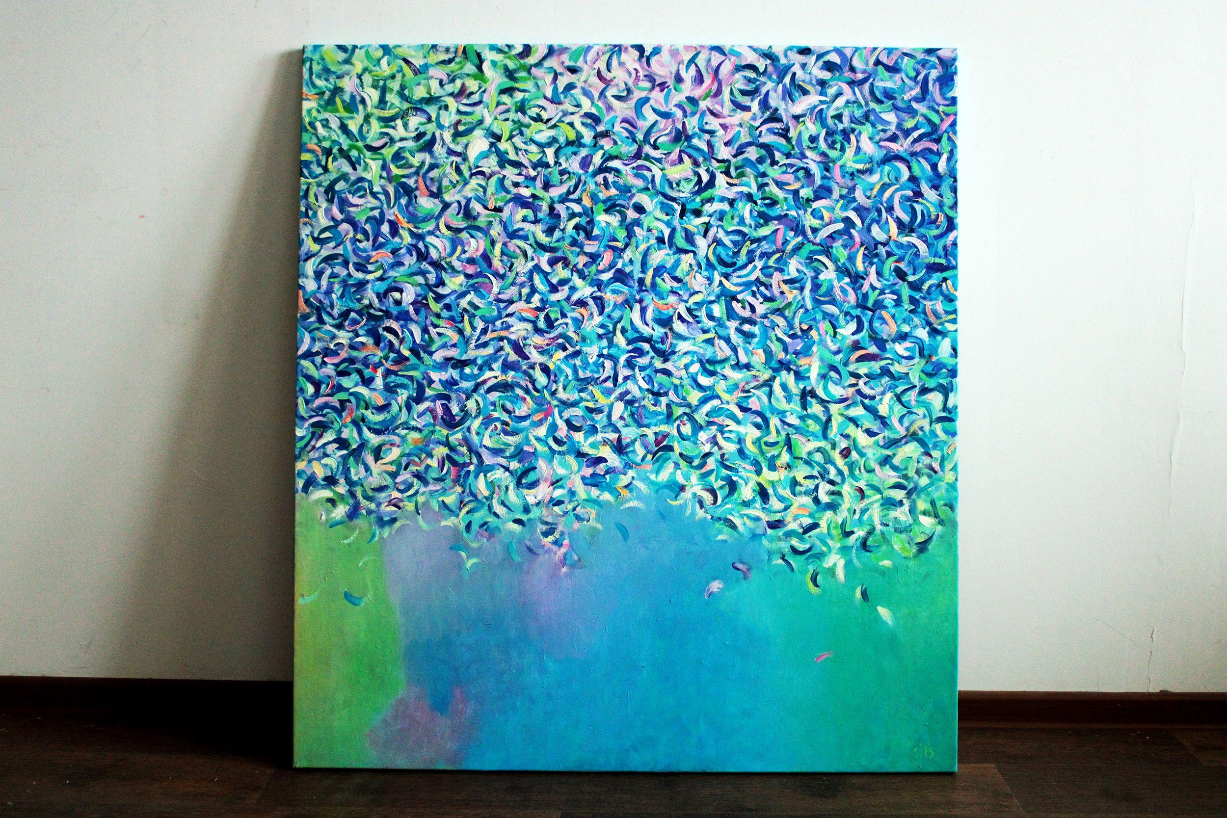 Der Garten IV, Gemälde, Öl auf Leinwand – Painting von Andrei Sitsko