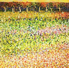 The garden, Painting, Oil on Canvas
