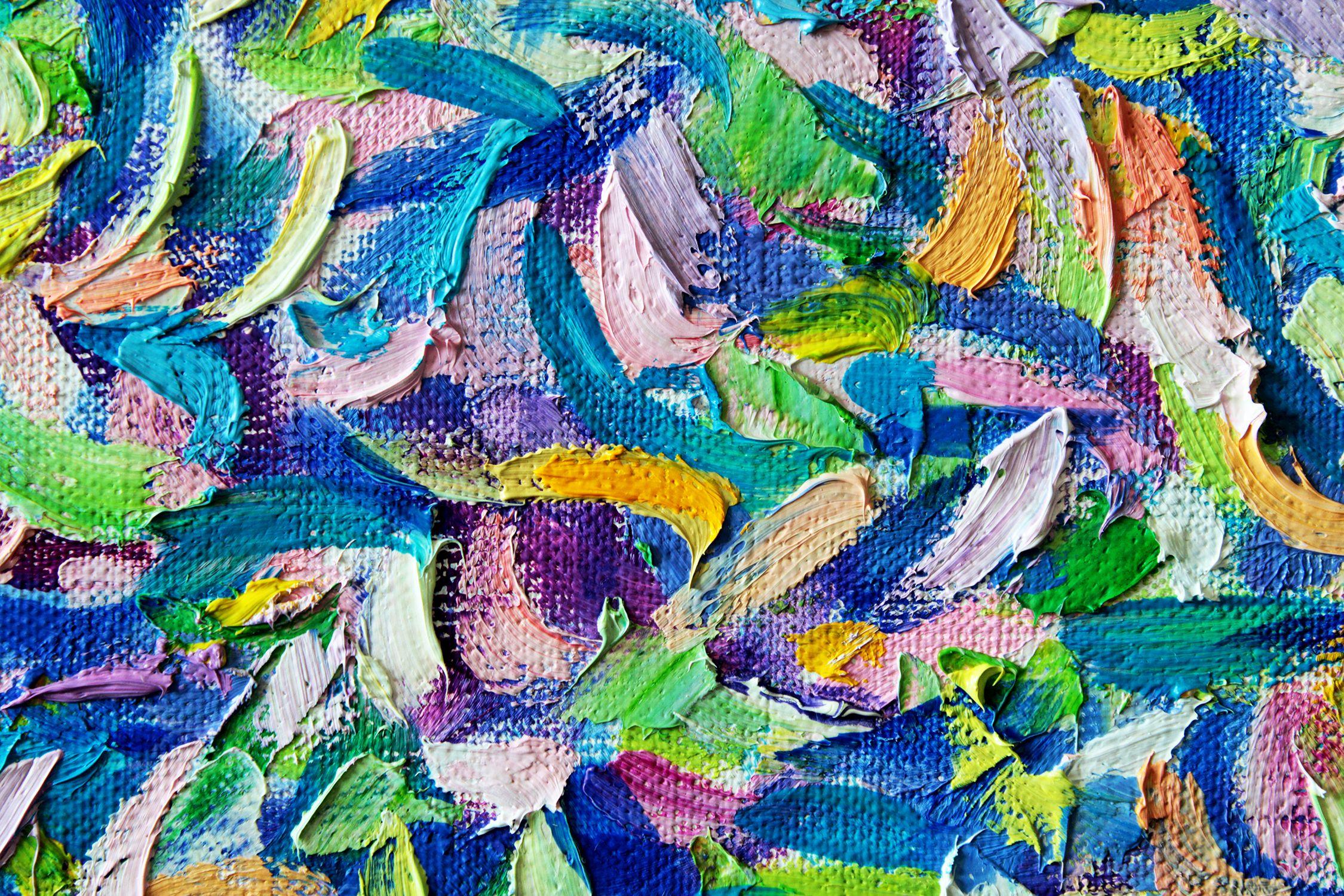 Il giardino VIII, Pittura, Olio su tela - Painting Astratto di Andrei Sitsko