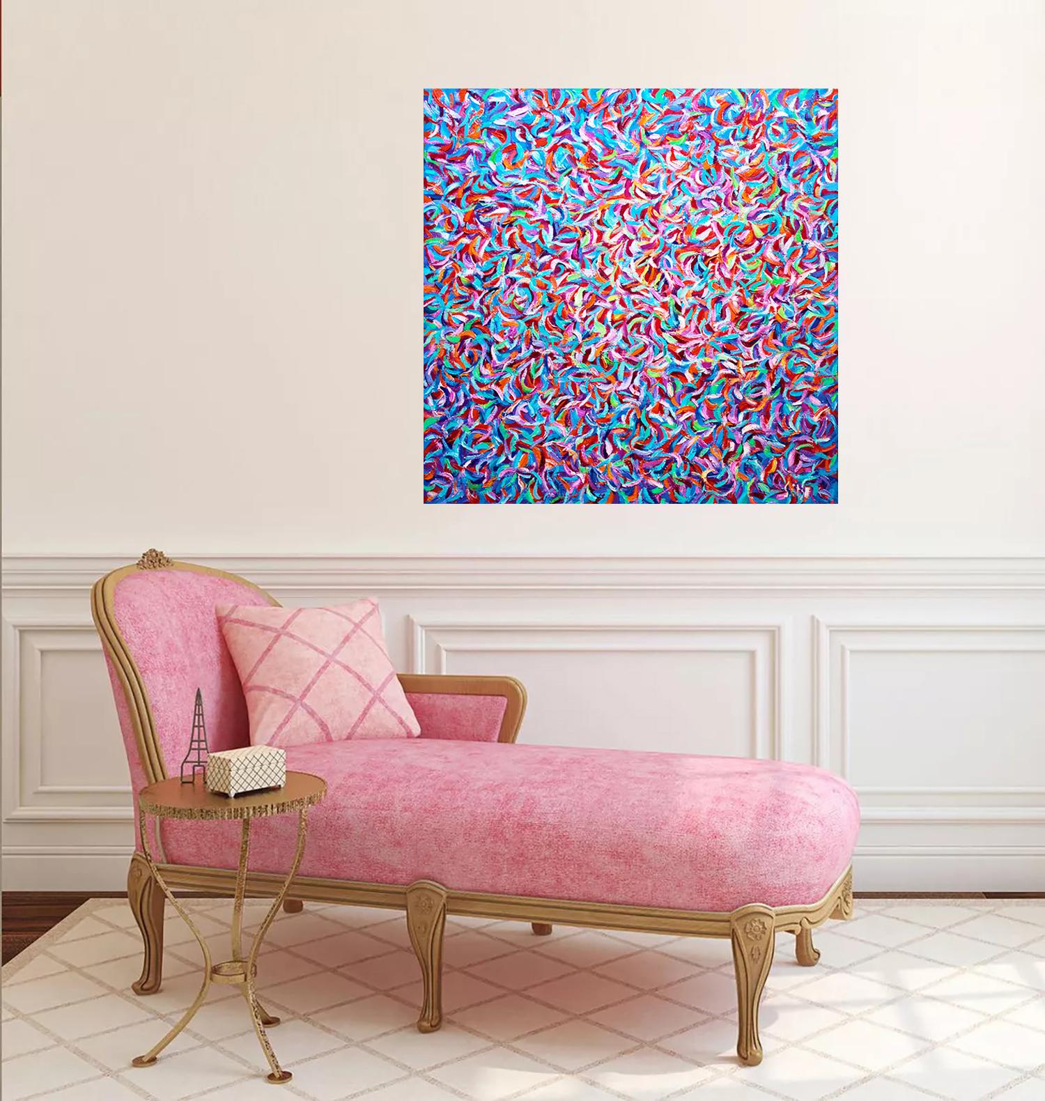 Il giardino X - Painting Color-Field di Andrei Sitsko