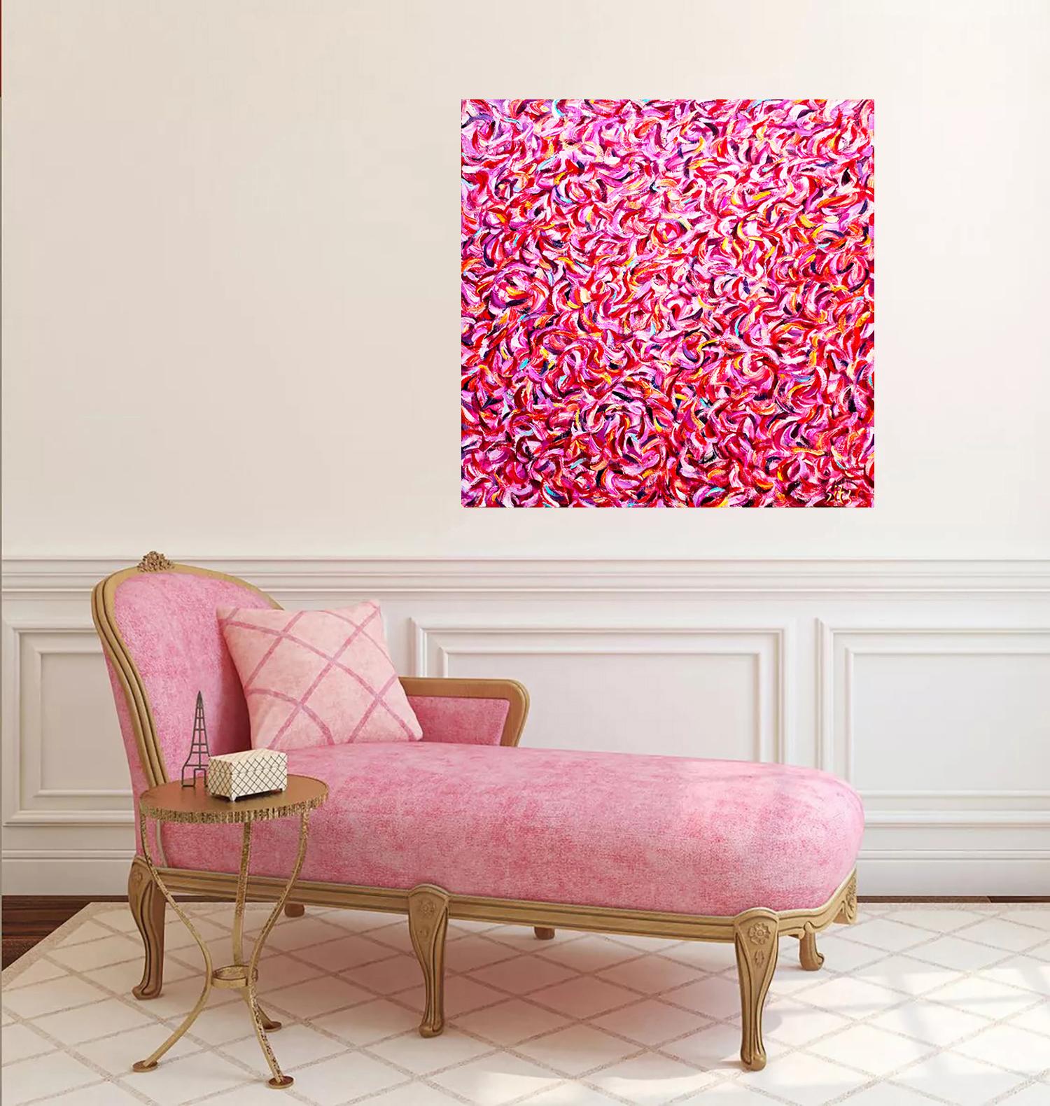 El jardín XI. Serie abstracta. - Painting de Andrei Sitsko