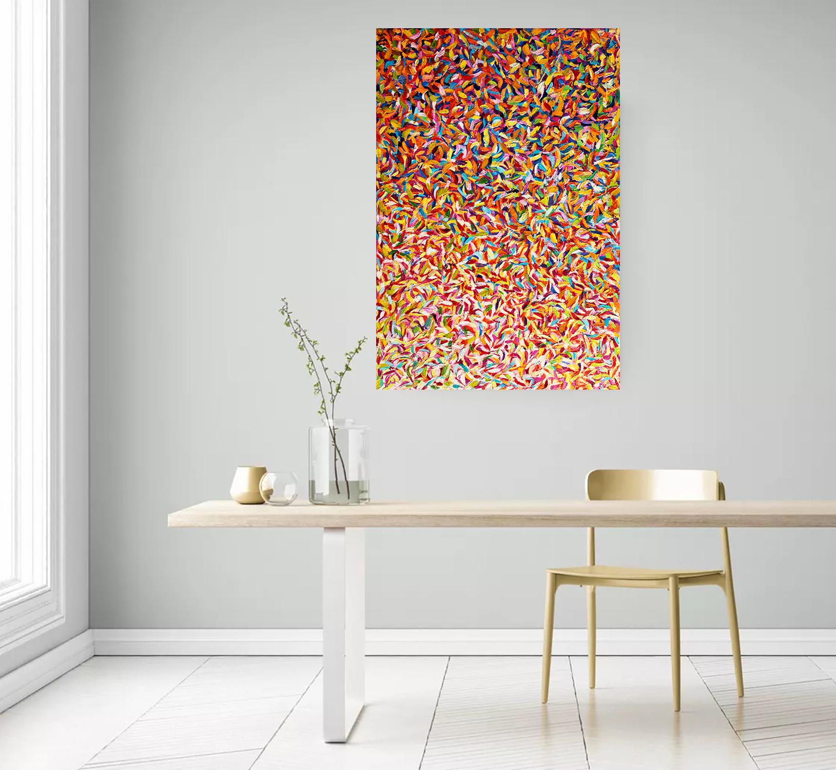 The garden XIV. Abstract series. - Painting by Andrei Sitsko