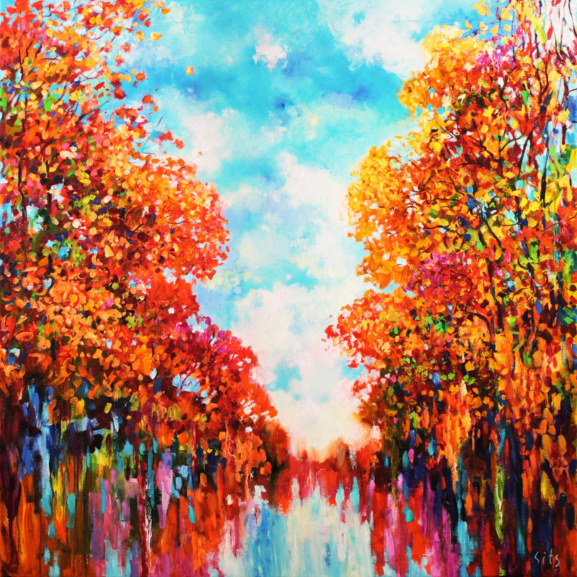 Trees by the water V
