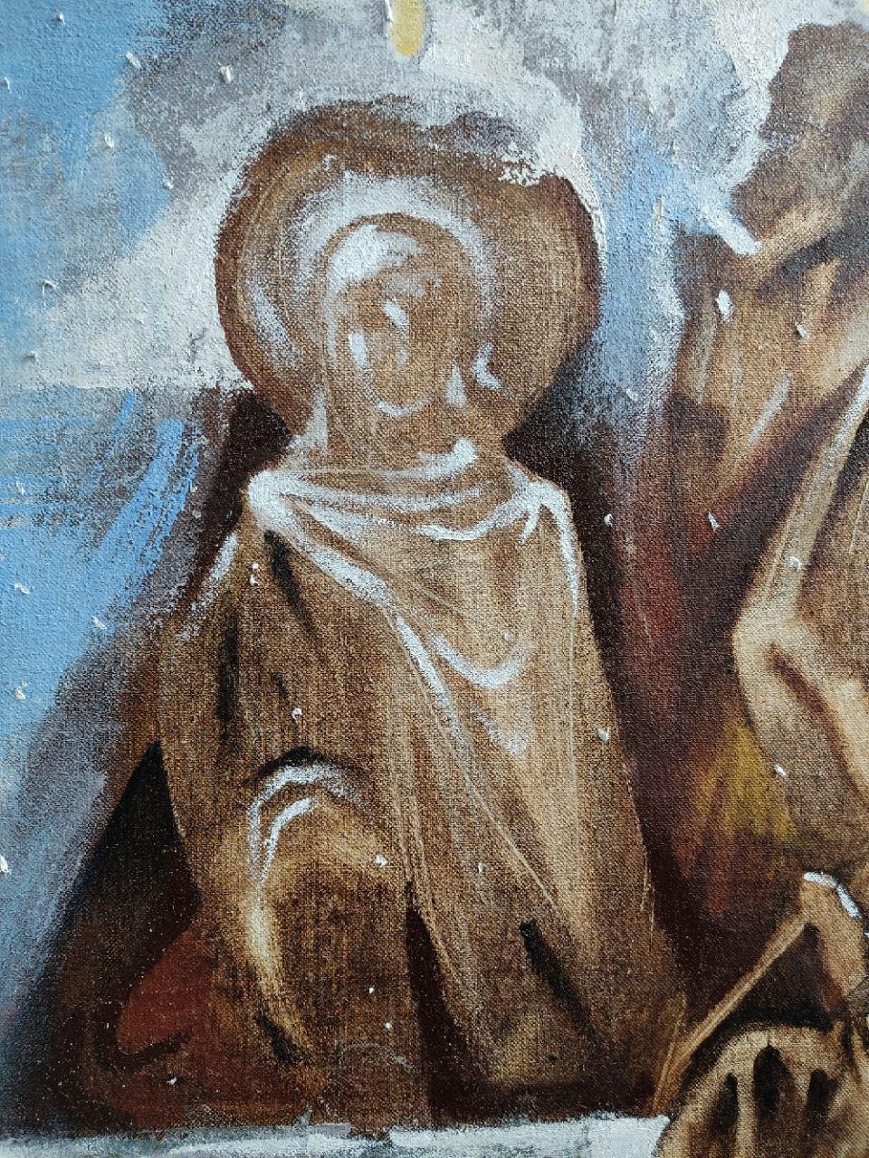 Il dipinto crea una sensazione di calma e tranquillità. I toni scuri e lo stile libero di esecuzione conferiscono al dipinto una profondità spirituale.

Nel complesso, il dipinto 