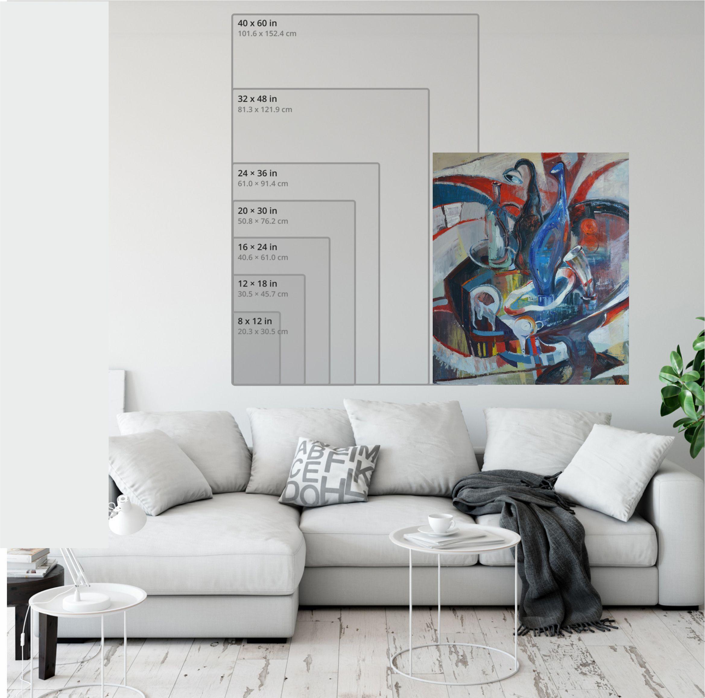 Abstract Painting de Andreii Kreminskyi - "Vacaciones de los críticos de arte"