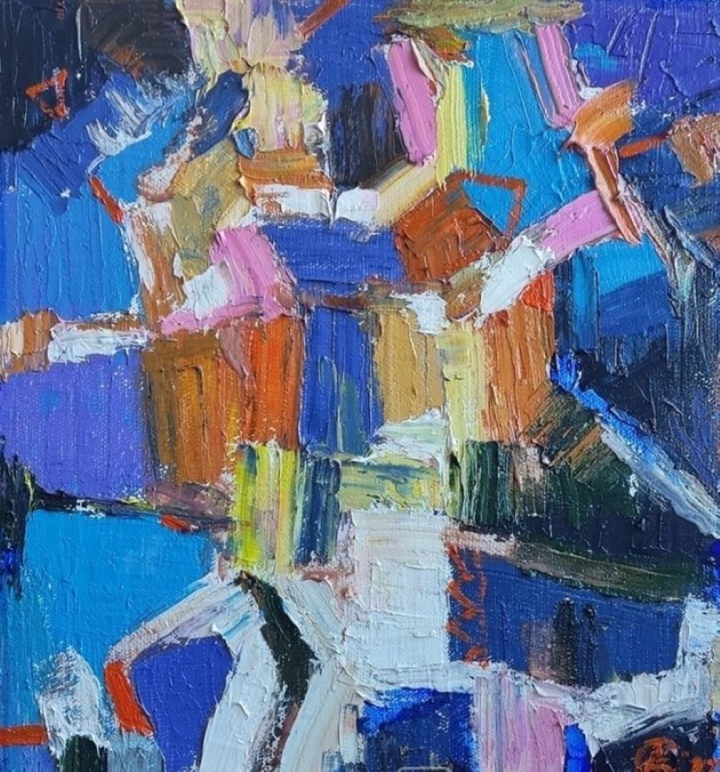 Andreii Kreminskyi Abstract Painting – "Dance"