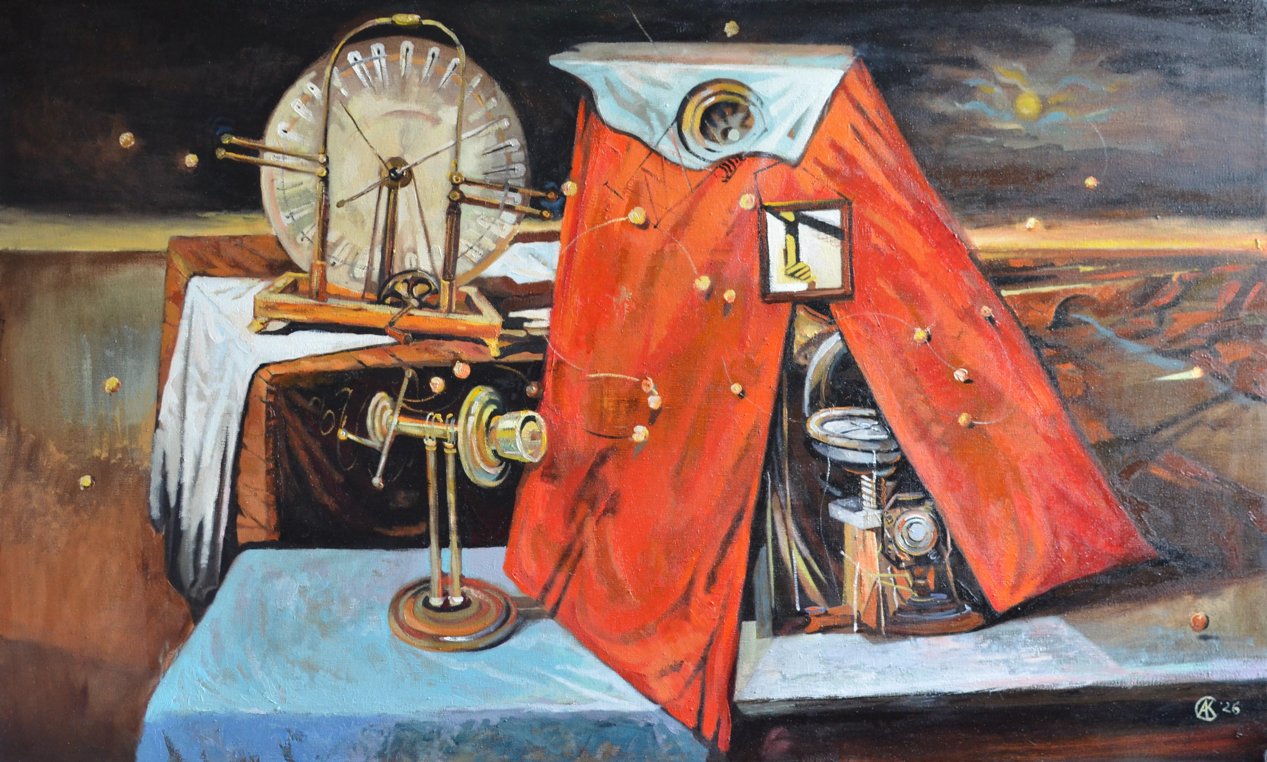 Andreii Kreminskyi Landscape Painting – "Reisender"