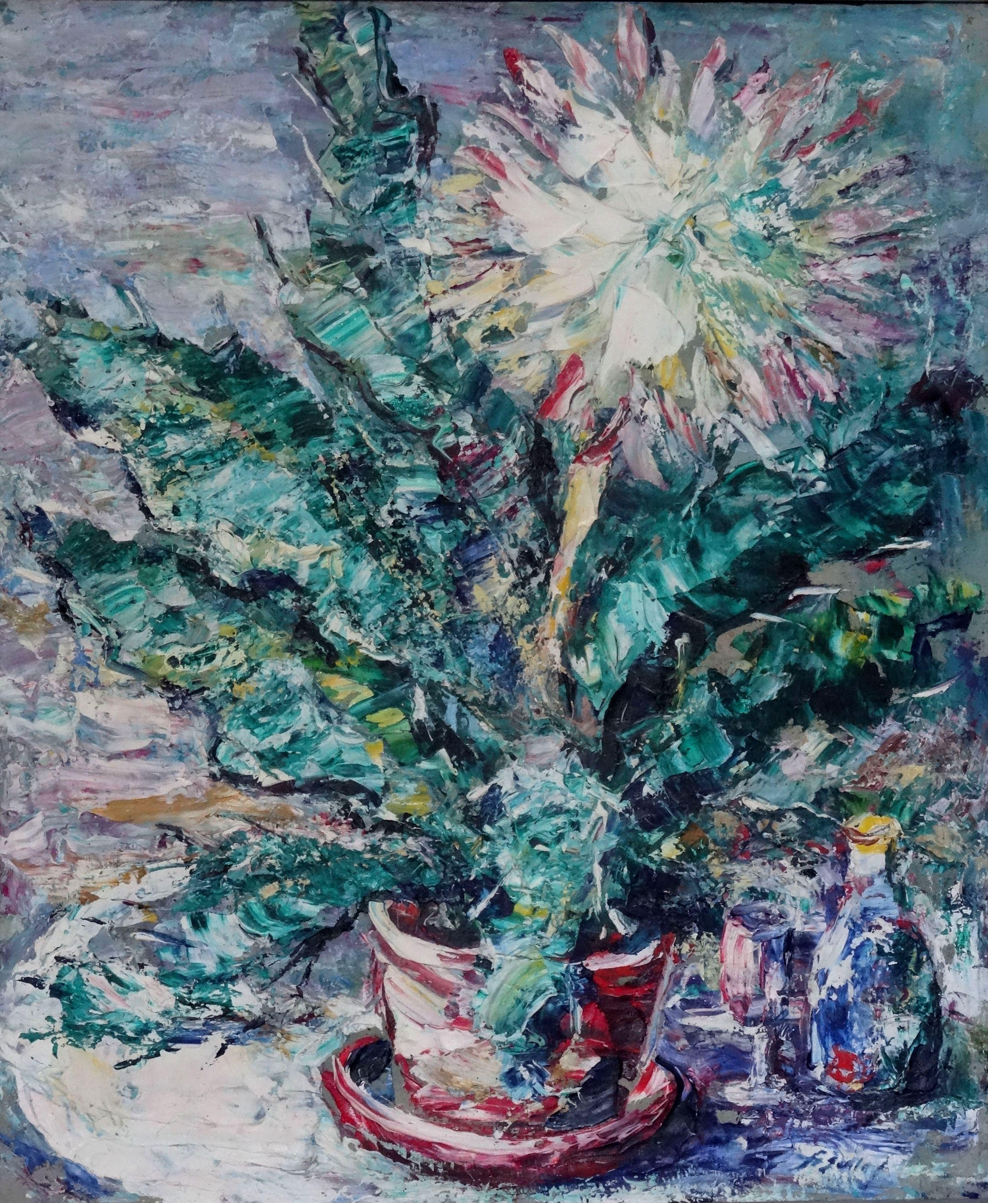 Paradise flower - Painting by Andrejs Shulcs