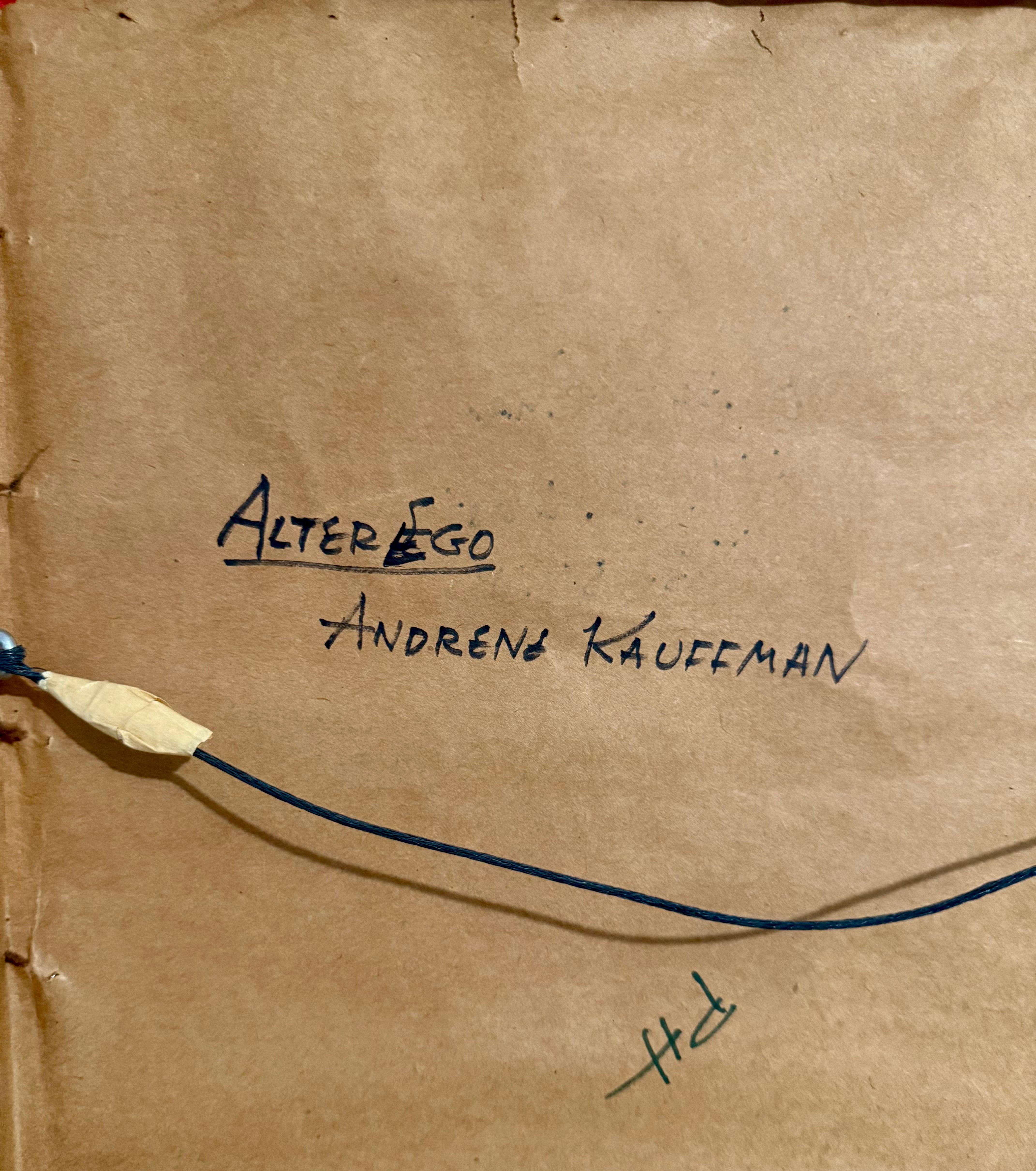Andrene Kauffman Zirkus oder Zoo Abstraktes Ölgemälde Chicago WPA Frau Künstlerin im Angebot 10