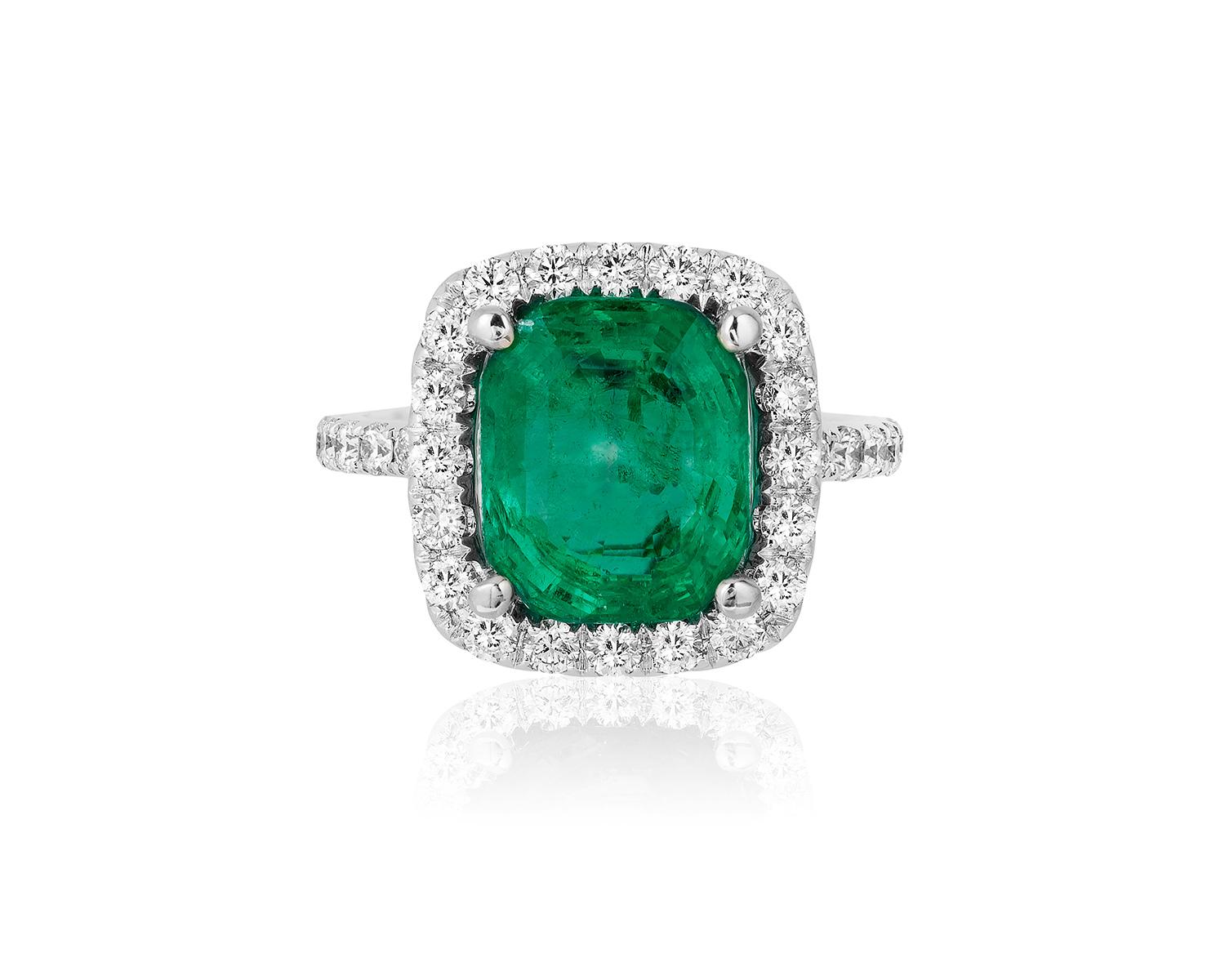 Andreoli 4.07 Carat Colombian Emerald CDC Certified Diamond Engagement Ring 18k White Gold

This ring features:

1.40 Carat Round Brilliant Diamonds (F-G-H Color, VS-SI Clarity_
4.07 Carat Colombian Emerald Certified by CDC Switzerland Gemology