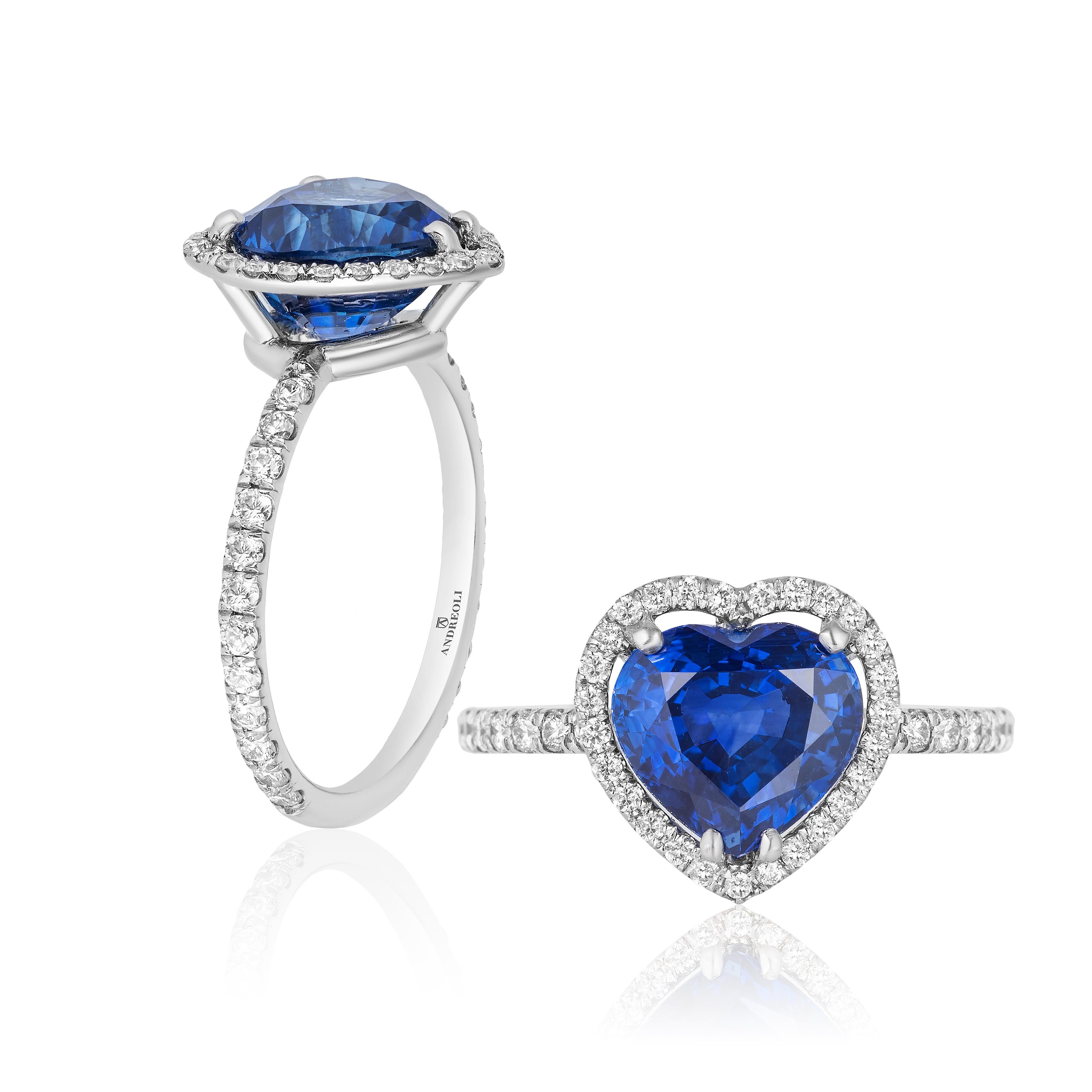 blue heart ring