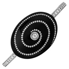 Andreoli Diamond Zirconium 18 Karat Gold Bracelet