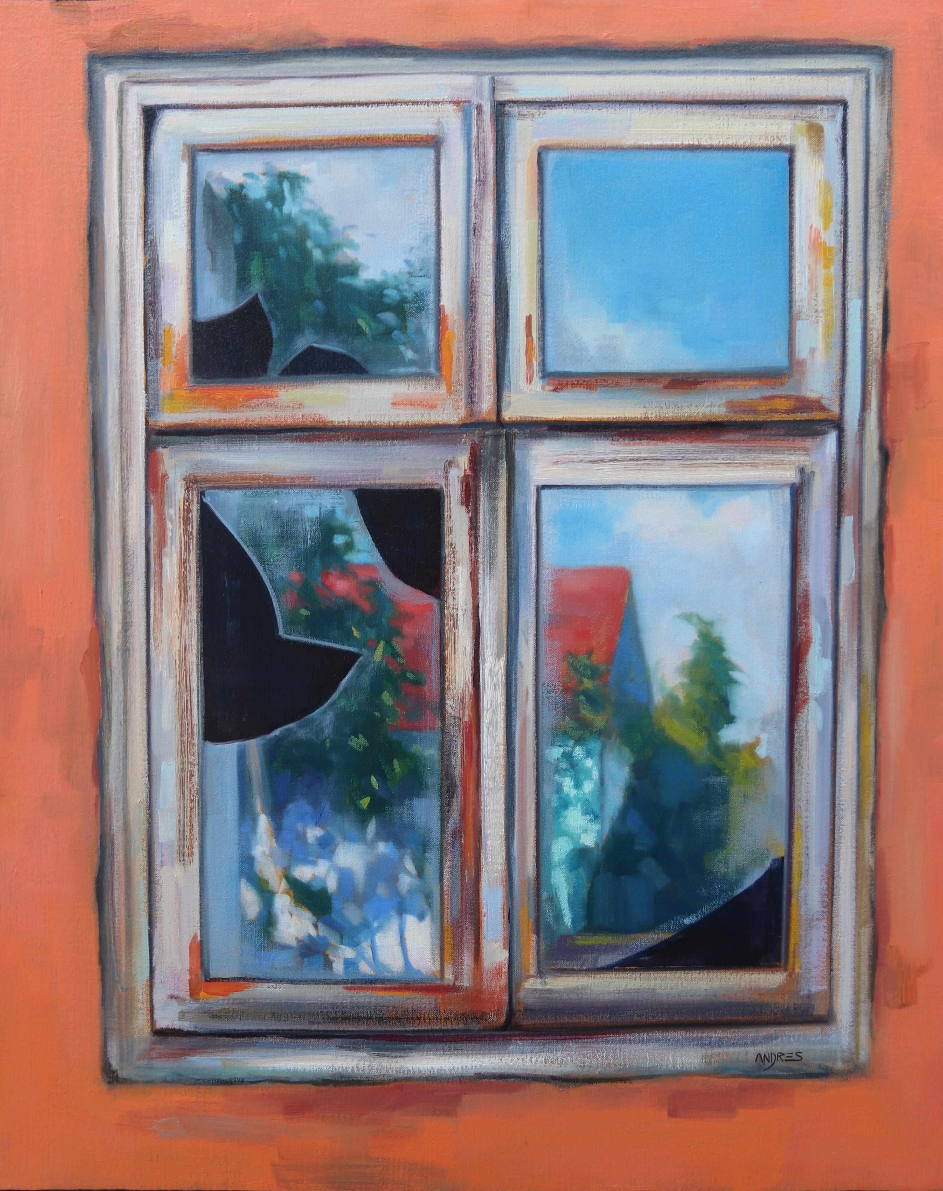 Peeking into the Silence, Oil Painting