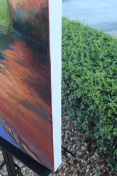 That Hidden Bridge, Abstract Oil Painting