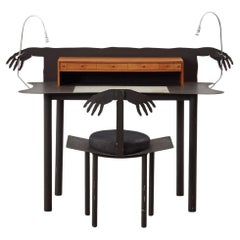 Andrés Nagel Entremanos desk and chair Akaba - Spain, 1988