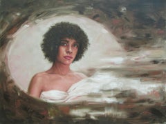 "Valentina" Female Figure   Lasting only for a short time Cuban Art oil /canvas